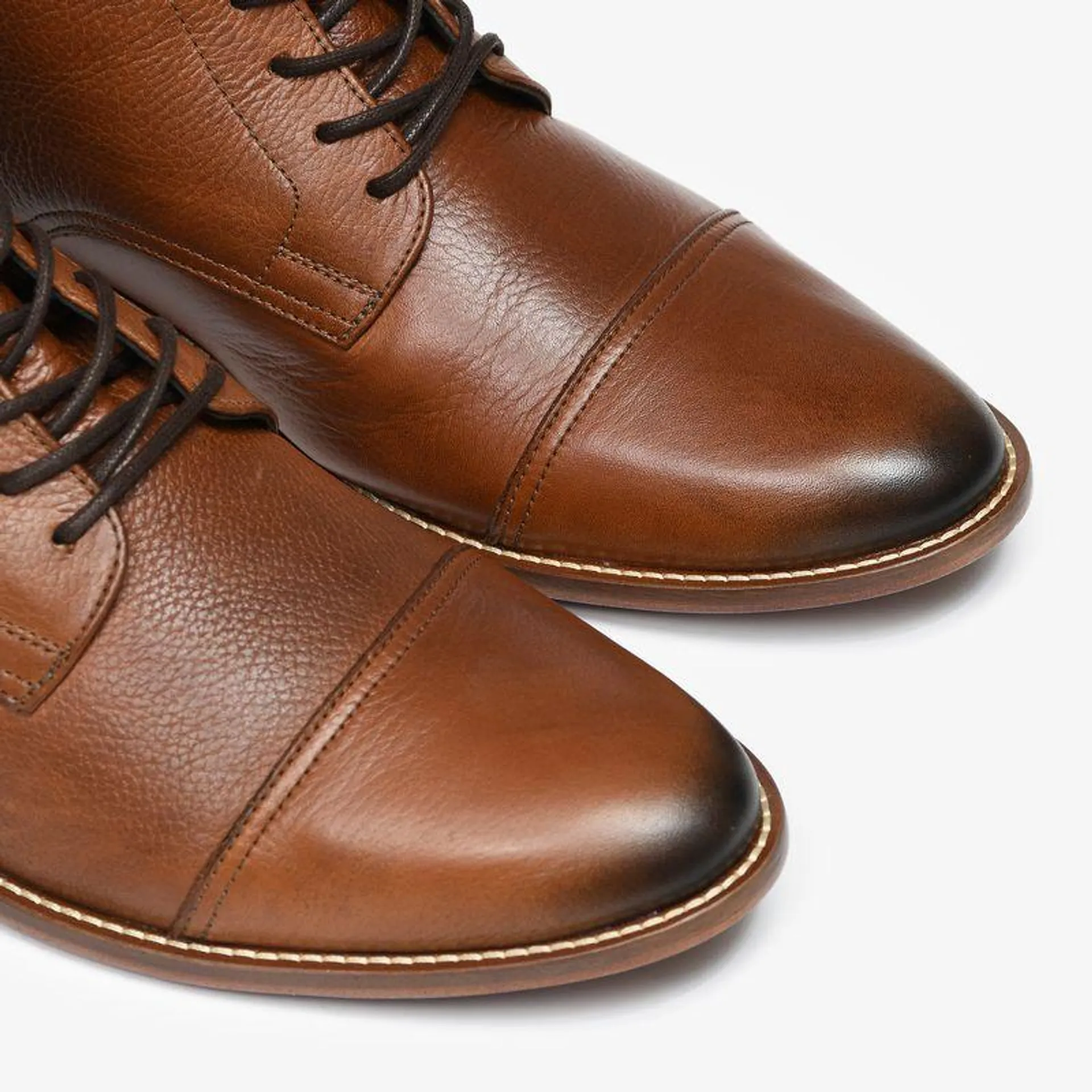 Bota Masculina Caramelo Couro