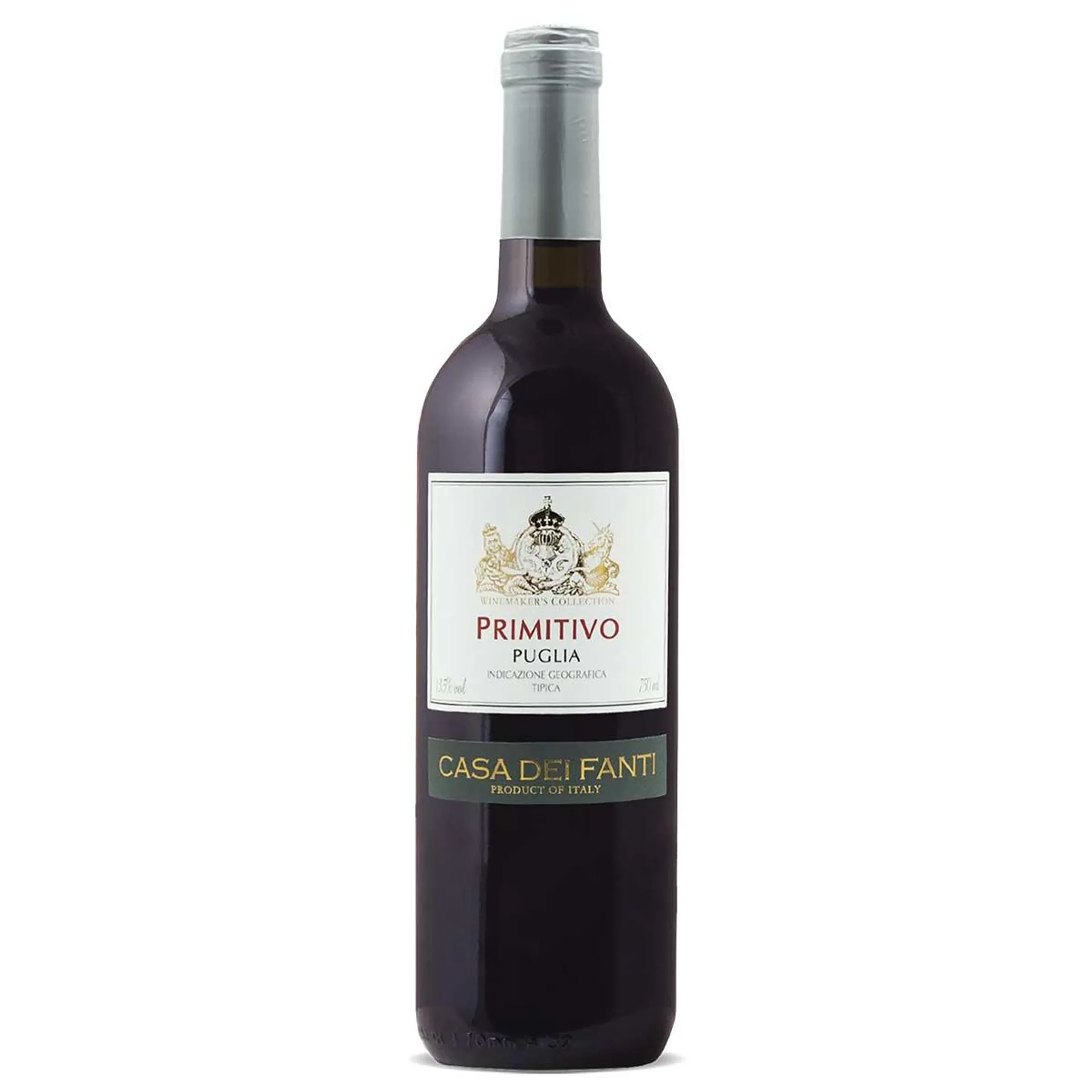 Vinho Tinto Italiano Casa Dei Fanti Winemaker's Collection Primitivo Puglia 750 ml