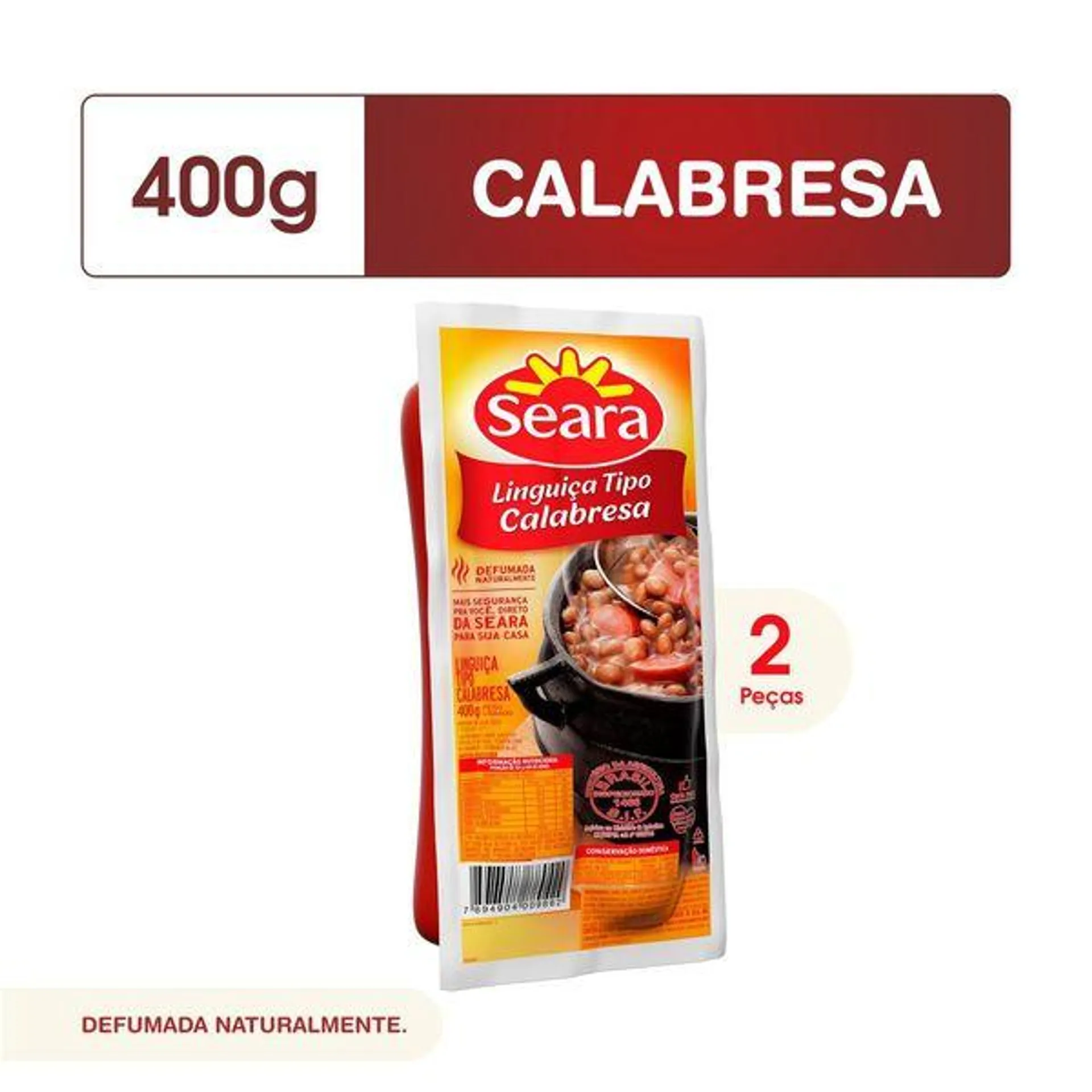 Linguiça Tipo Calabresa Seara 400g