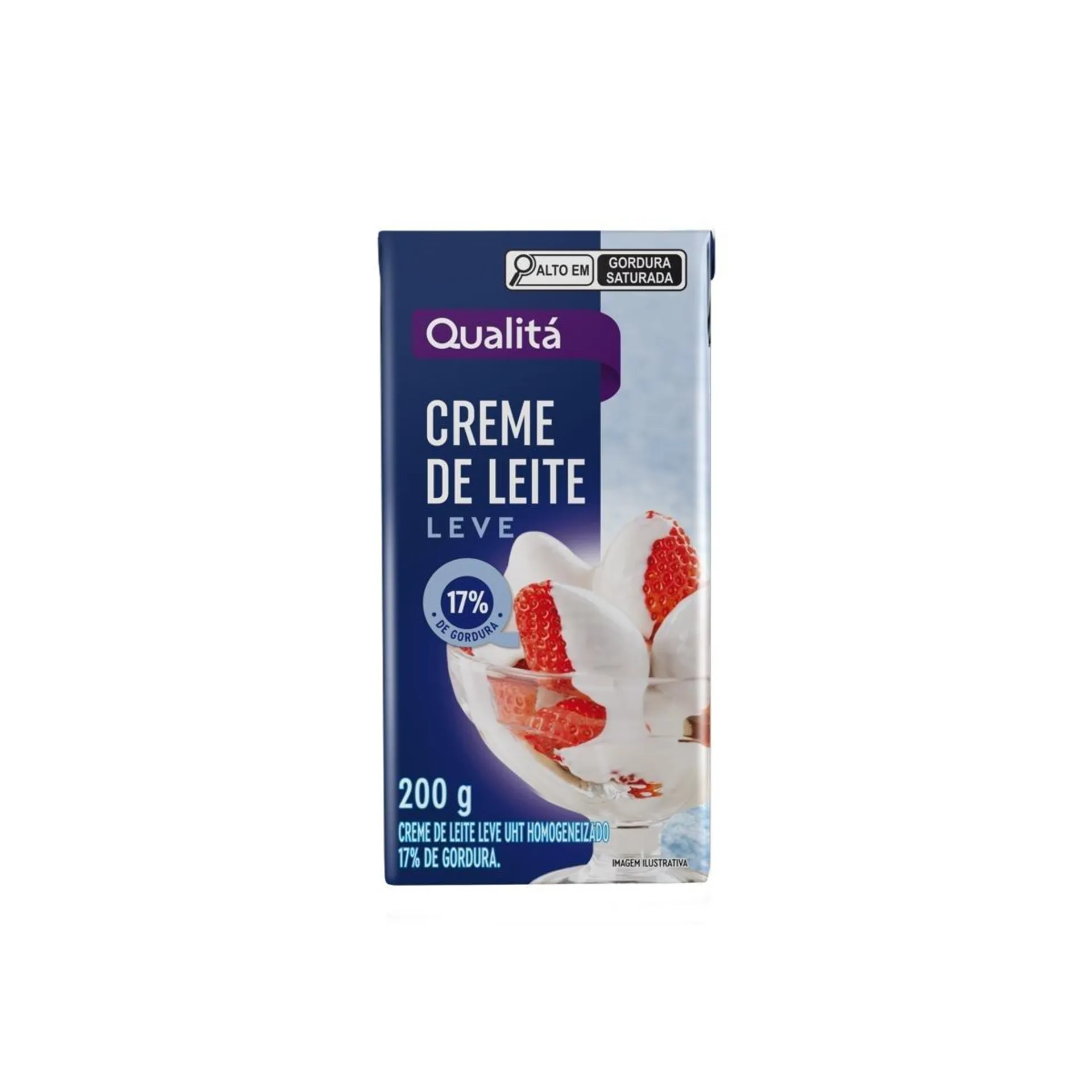 Creme de Leite Uht Leve Qualitá Caixa 200g