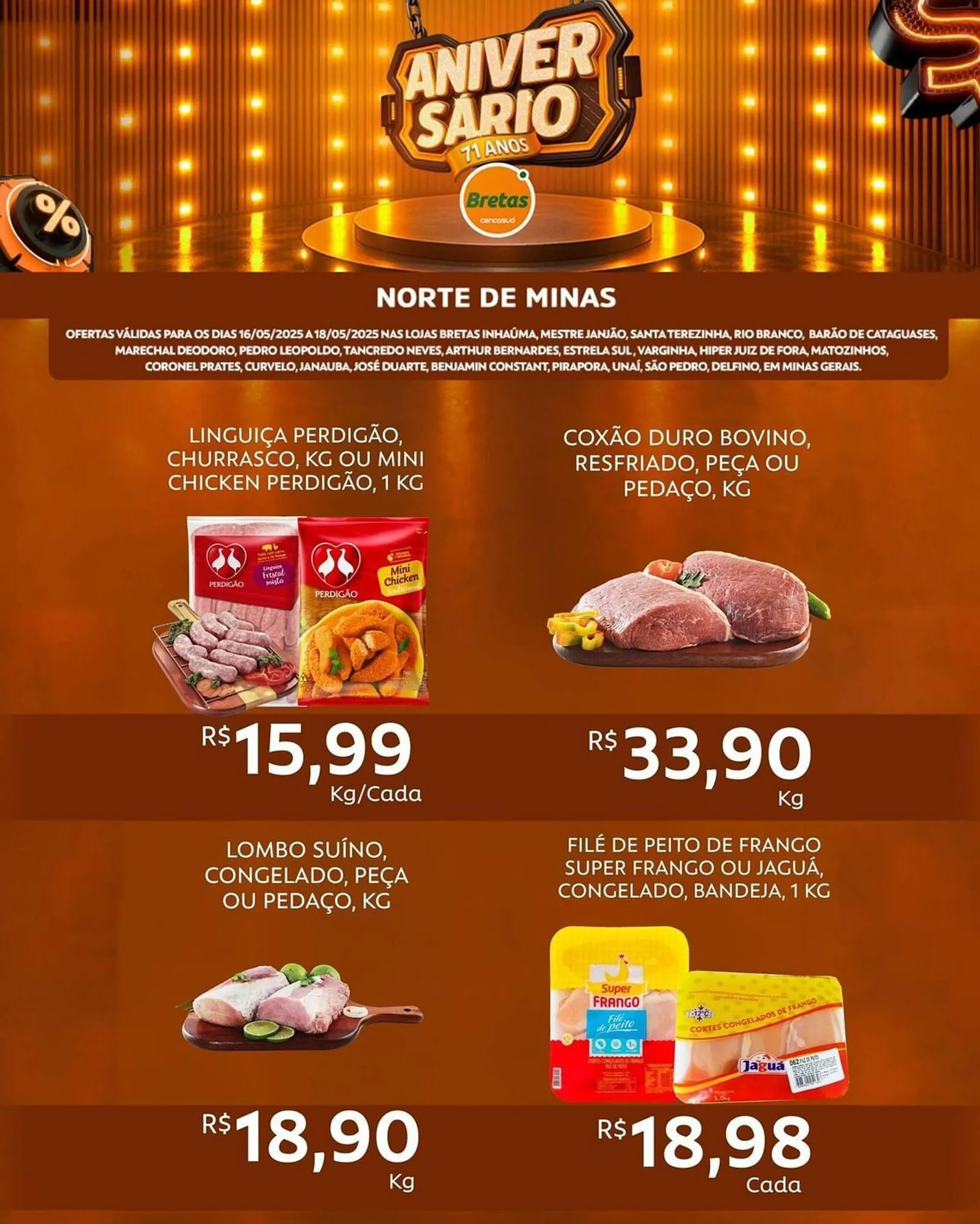 Encarte de Catálogo Supermercados Bretas 16 de maio até 18 de maio 2025 - Pagina 3