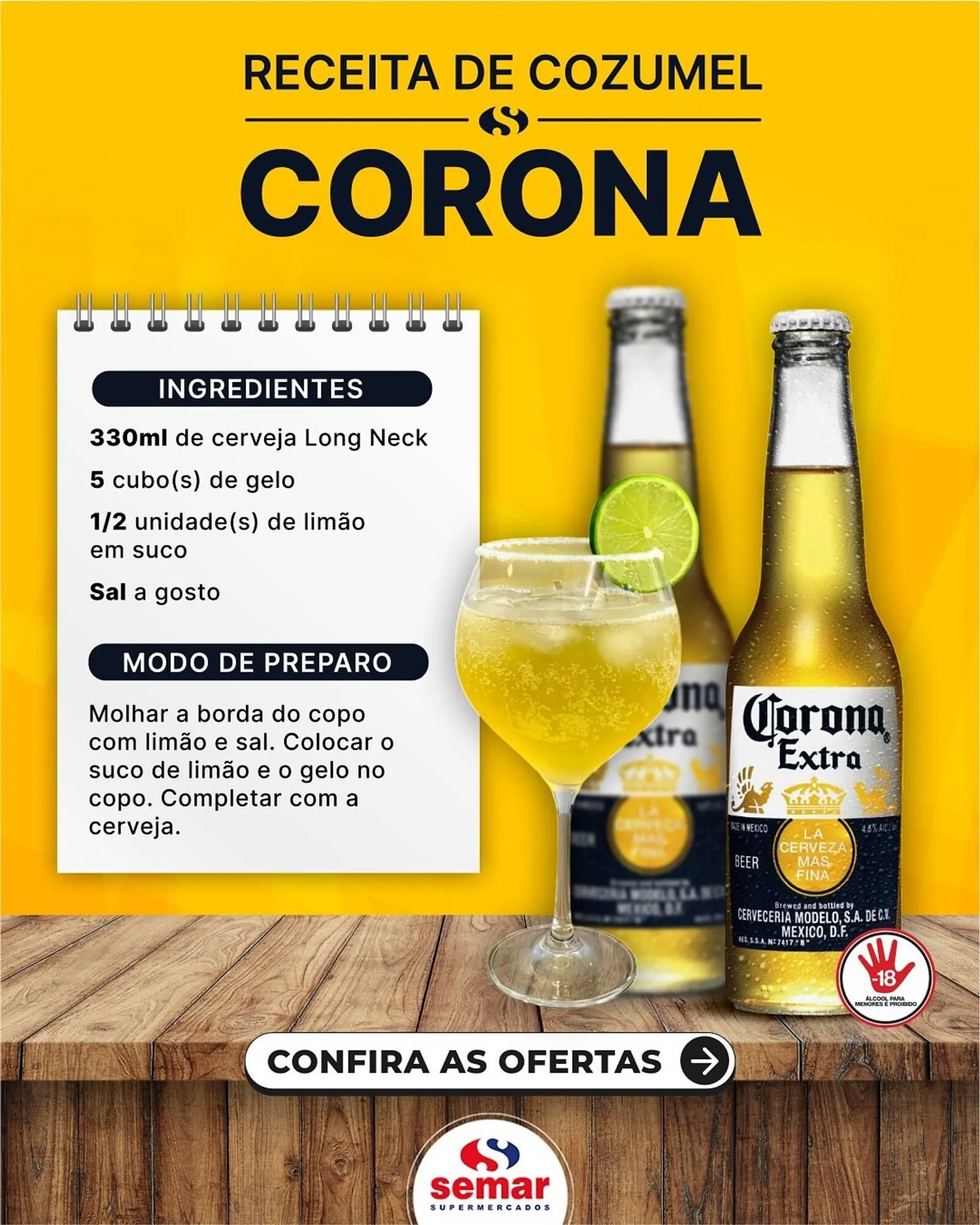 Encarte de Catálogo Semar Supermercado 18 de maio até 24 de maio 2025 - Pagina 1