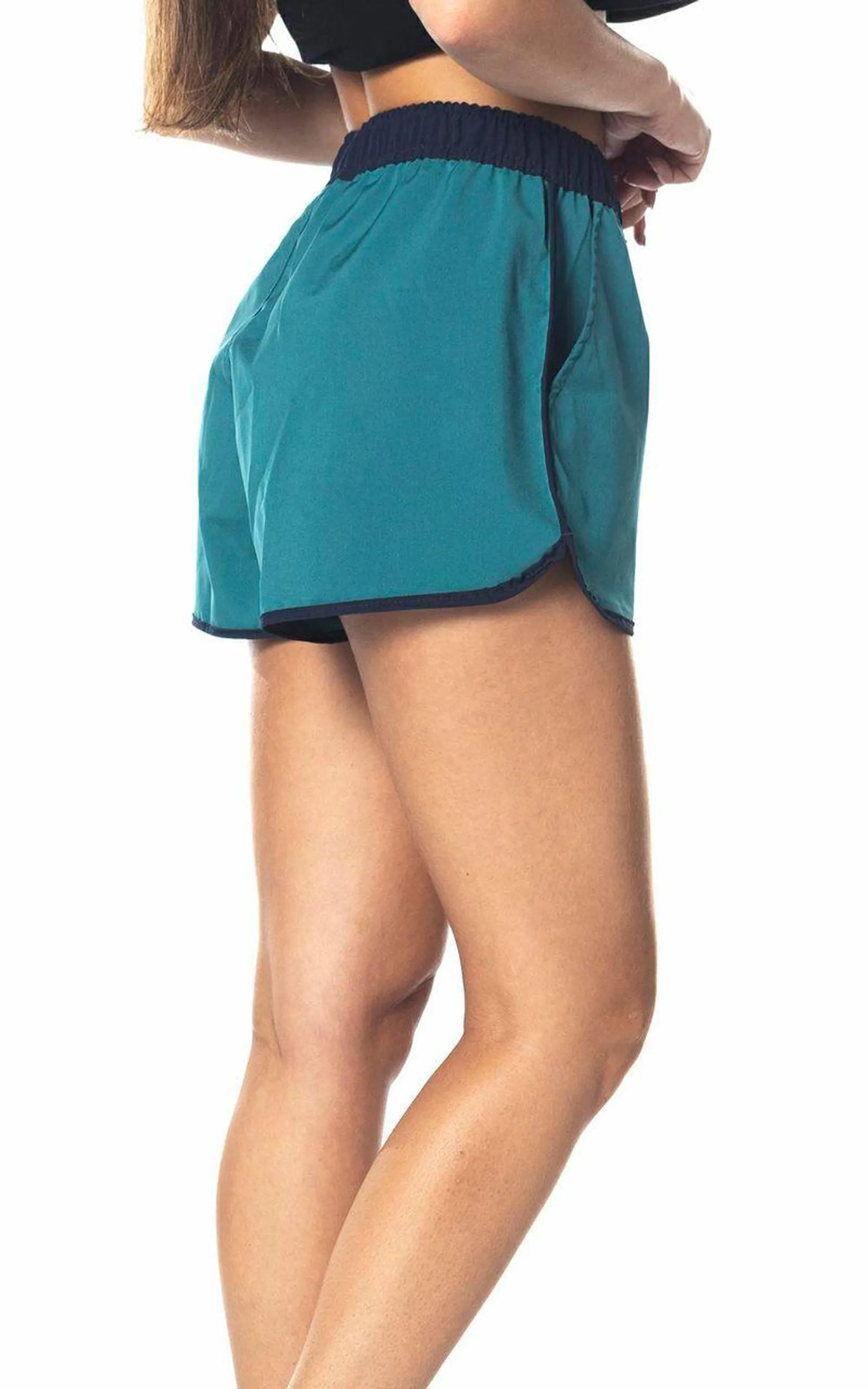 Shorts de banho liso feminino - HARBOR