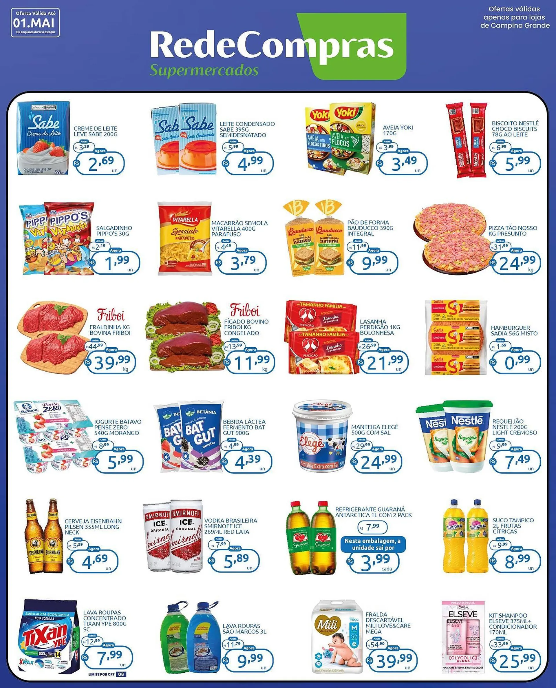 Encarte de Catálogo Rede Compras 24 de abril até 1 de maio 2025 - Pagina 2
