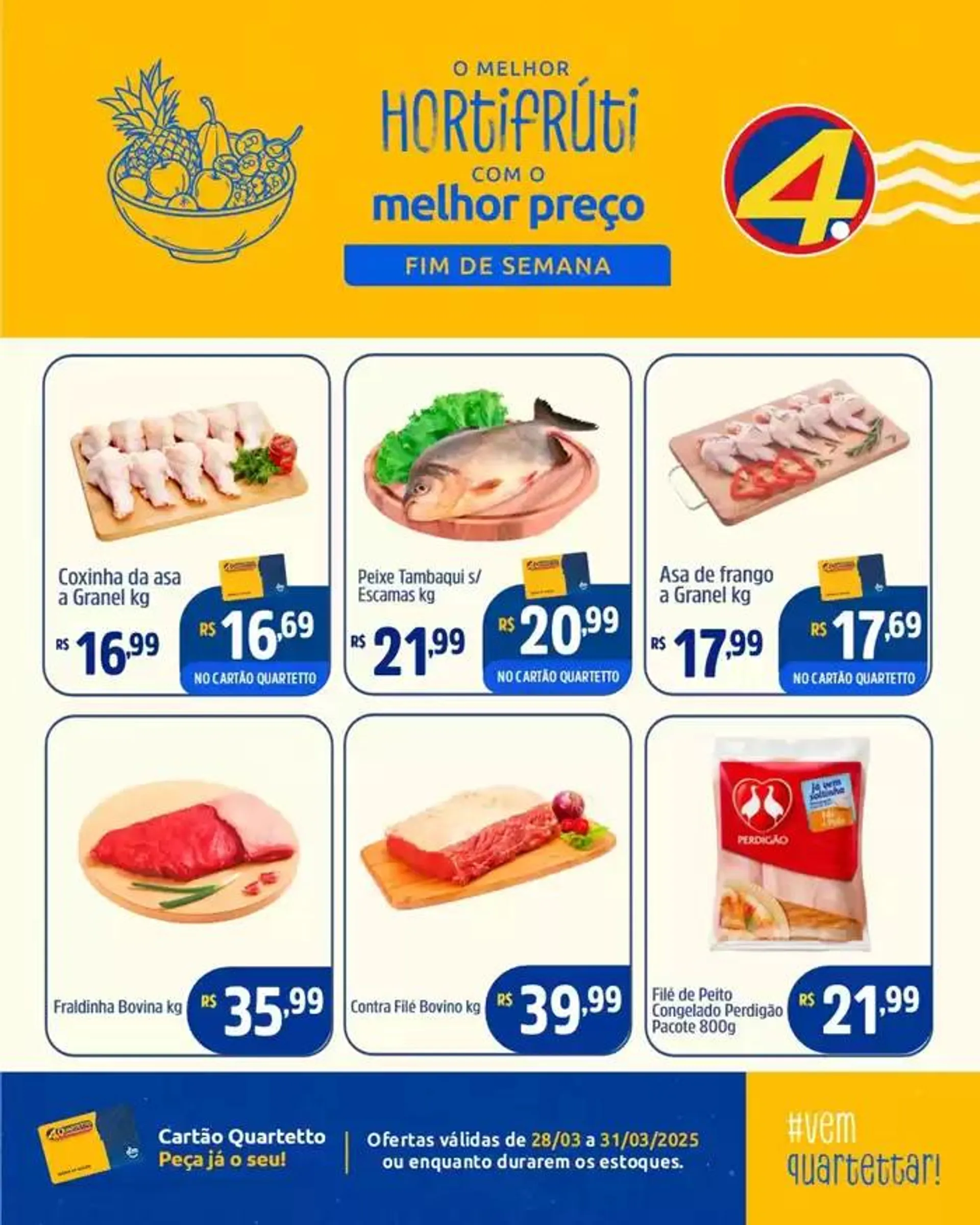 Encarte de Encarte Quartetto Supermercados 28 de março até 31 de março 2025 - Pagina 3