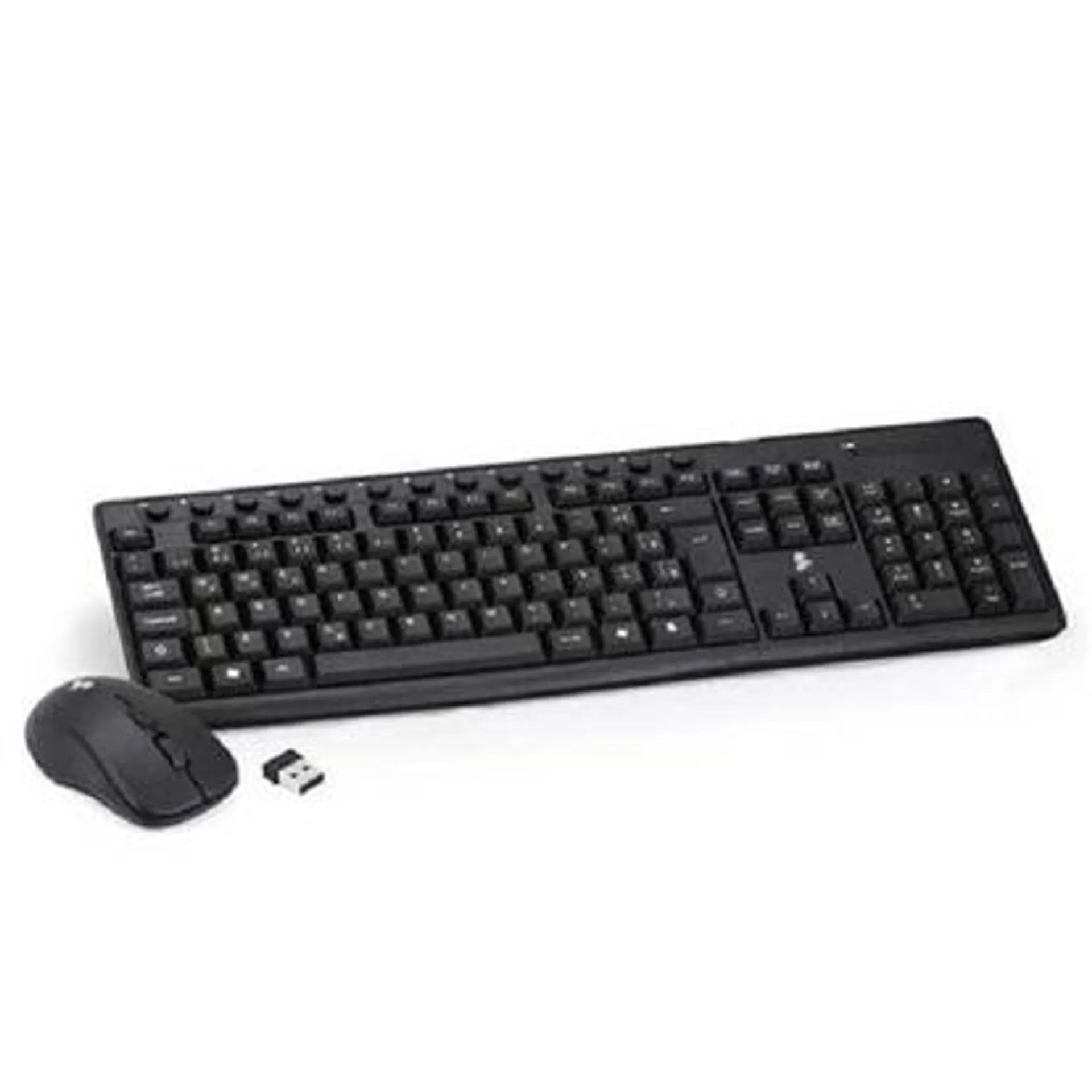 Combo Teclado e Mouse Office KW-500 2.4GHz Preto 5+