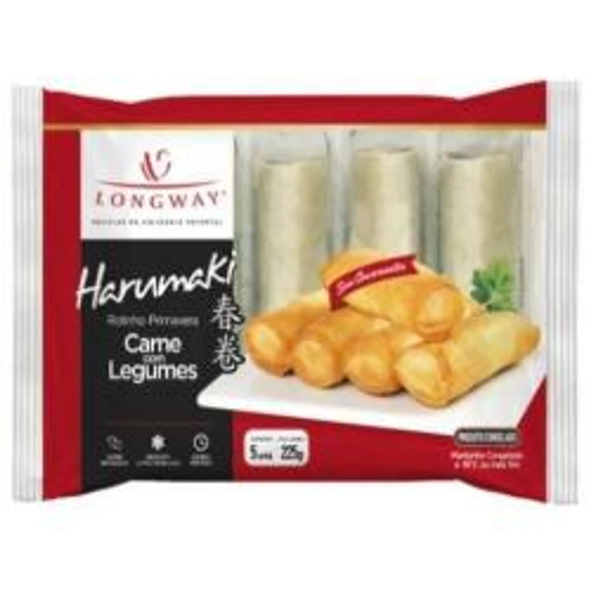 Rol.primavera Carne C/leg.225g Long Way