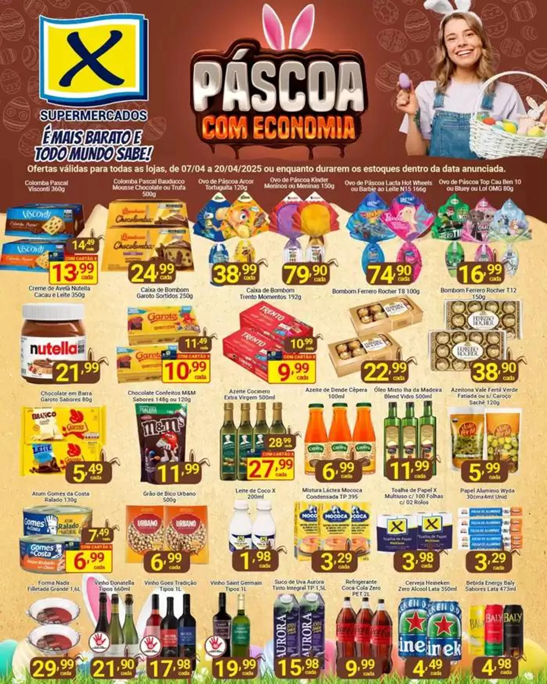 Encarte de Encarte X Supermercados 8 de abril até 20 de abril 2025 - Pagina 2