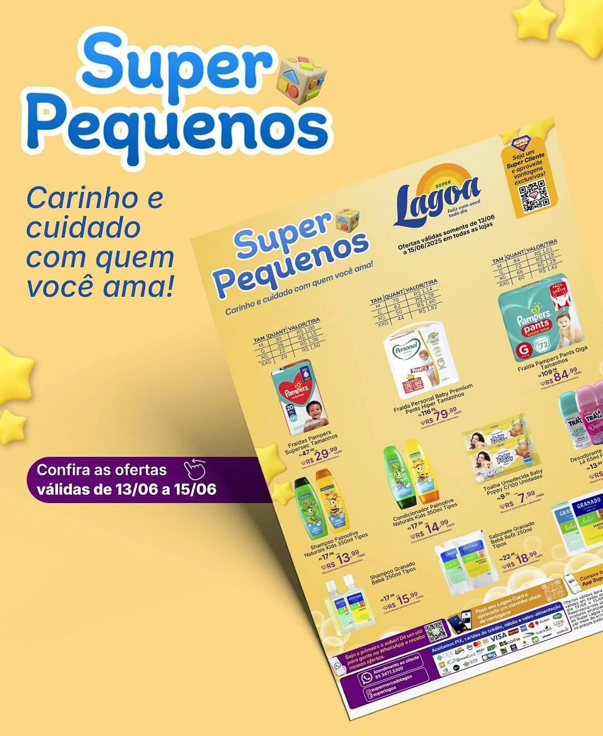 Encarte de Catálogo Super Lagoa 13 de junho até 15 de junho 2025 - Pagina 1