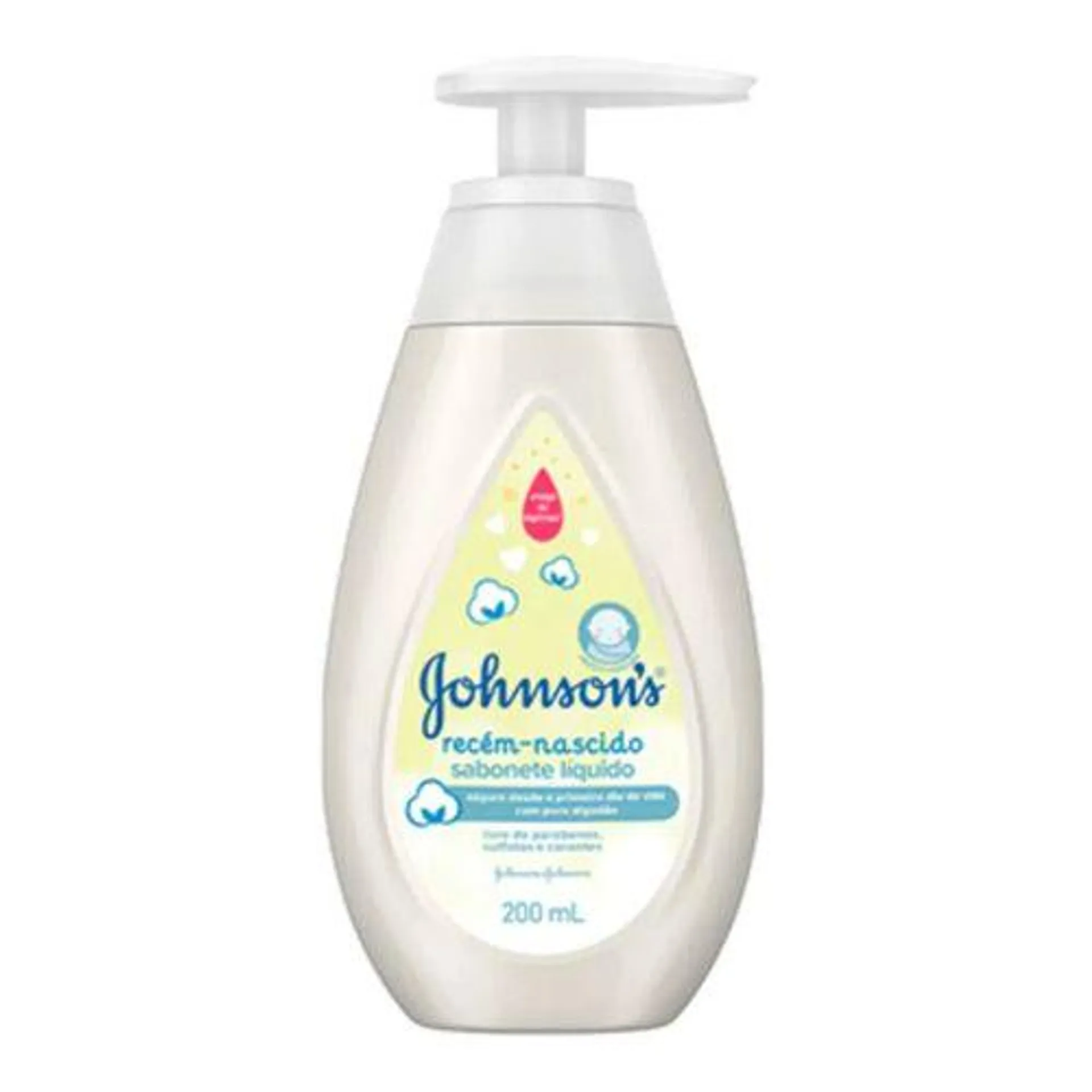 Sabonete Líquido Johnson’s Baby Recém-Nascido 200ml