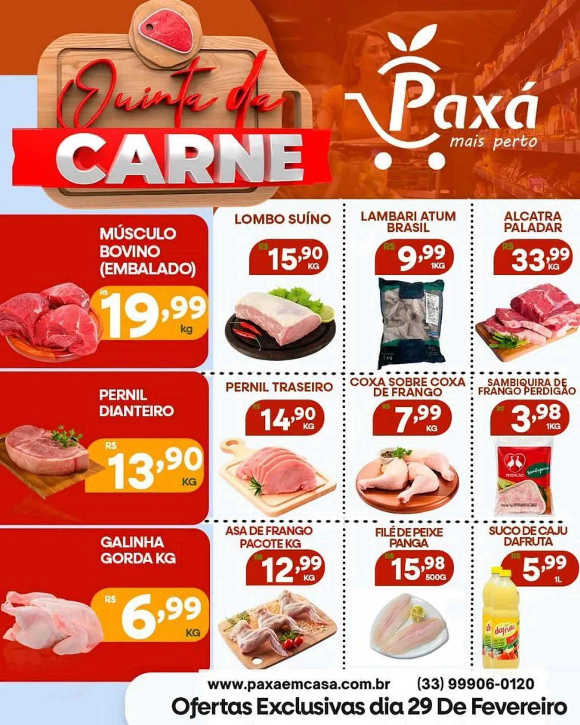 Encarte de Catálogo Paxá Supermercados 29 de fevereiro até 29 de fevereiro 2024 - Pagina 