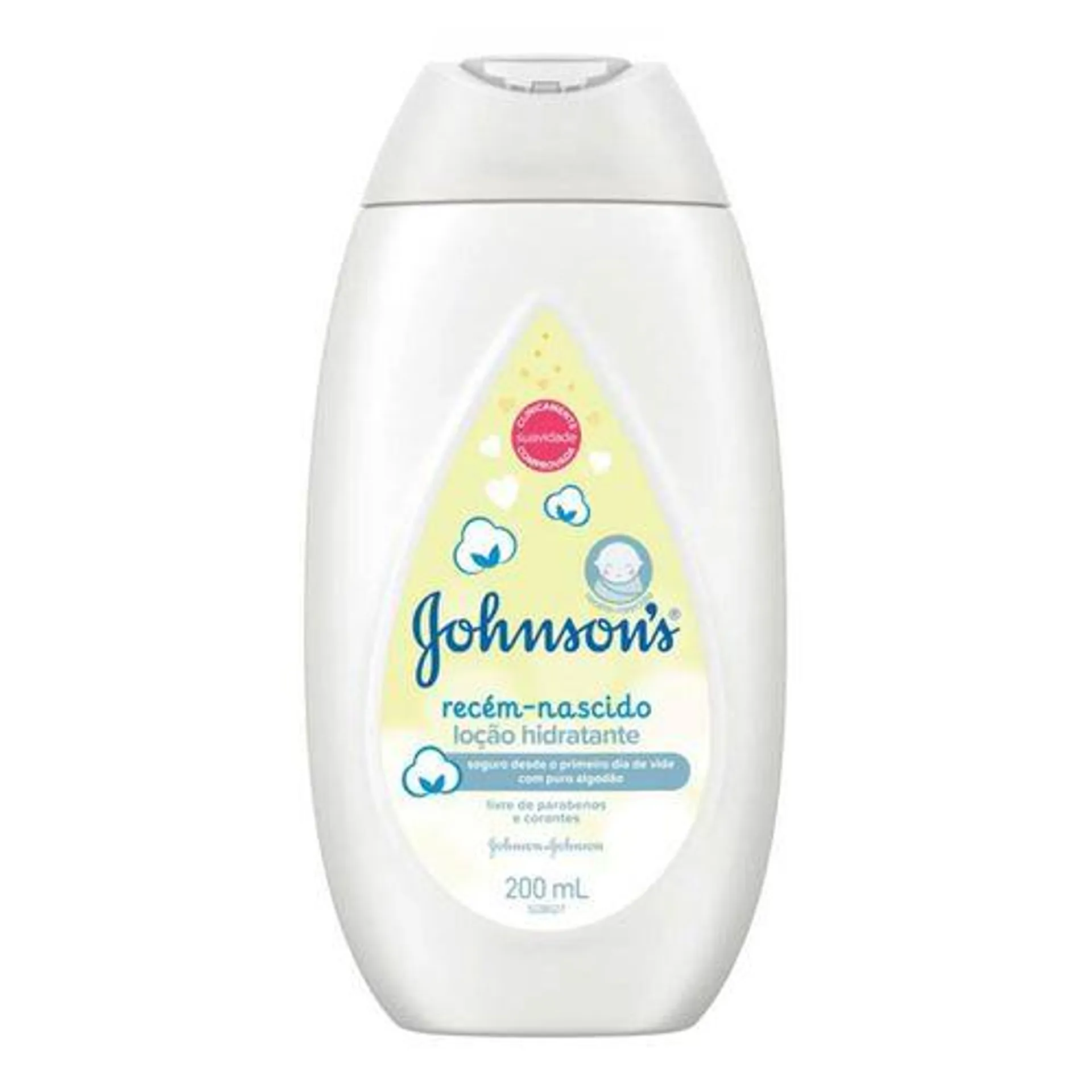 Loção Hidratante Johnson's Baby Recém-Nascido 200ml