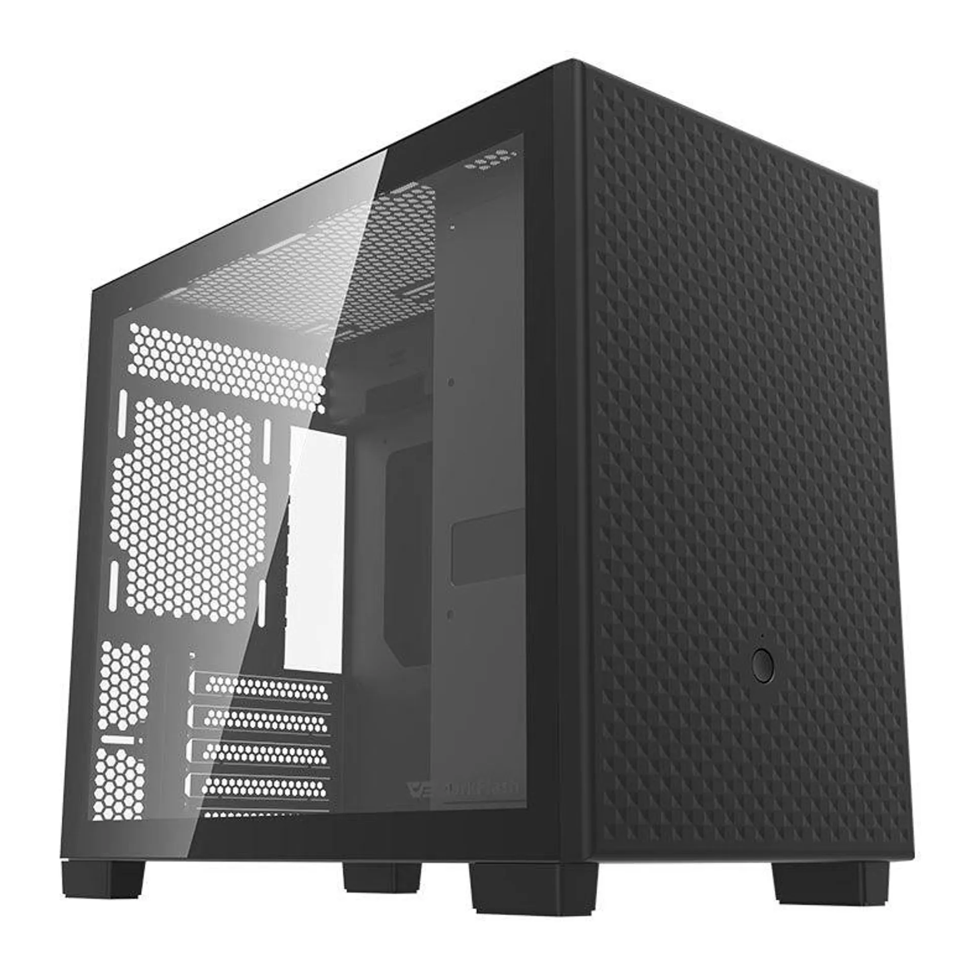 Gabinete Gamer Aigo Darkflash DS200, Mid-Tower, Lateral de Vidro, Com 3 Fans, Preto, DS200-BK