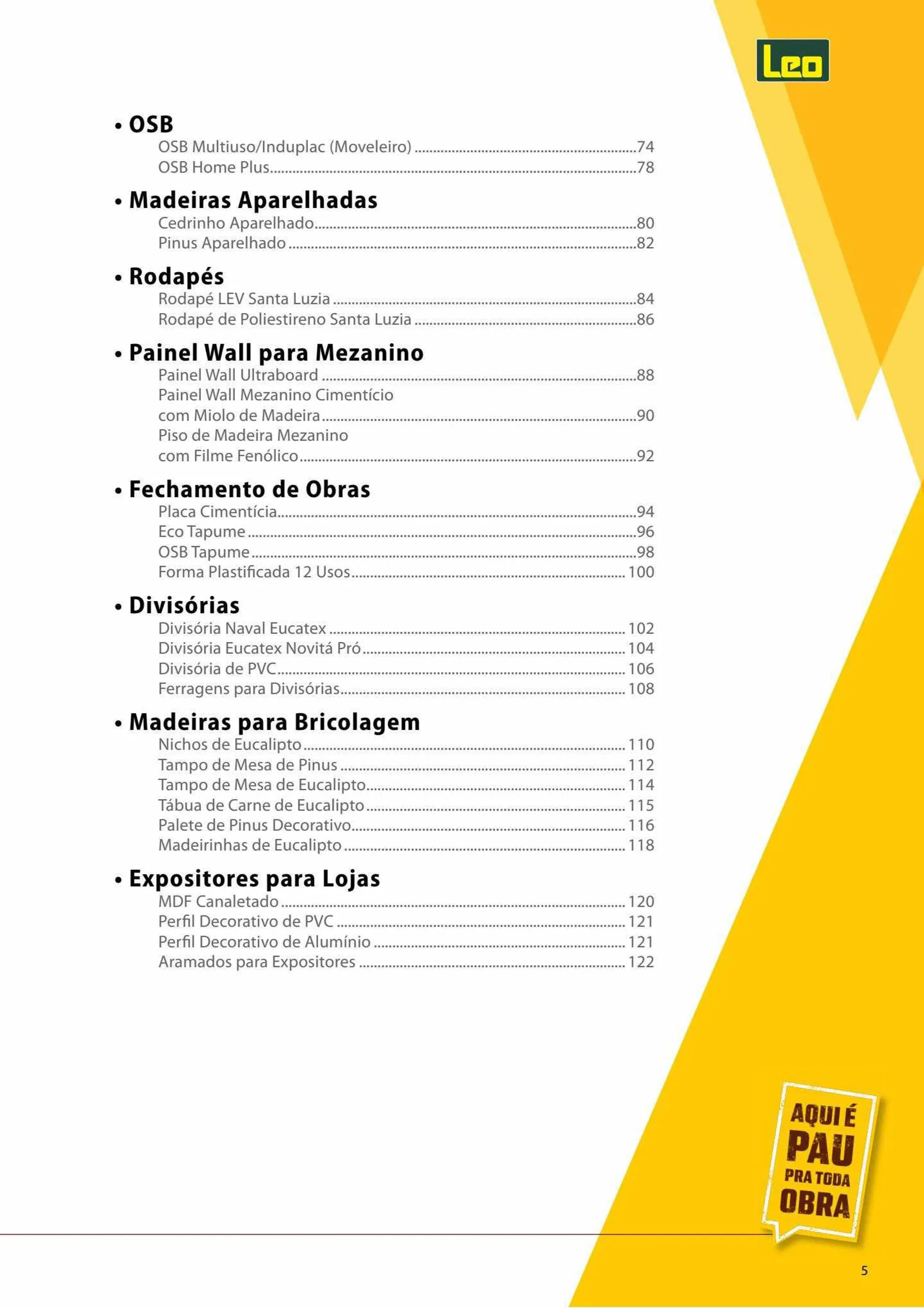 Encarte de Leo Madeiras Ofertas 11 de maio até 23 de julho 2023 - Pagina 5