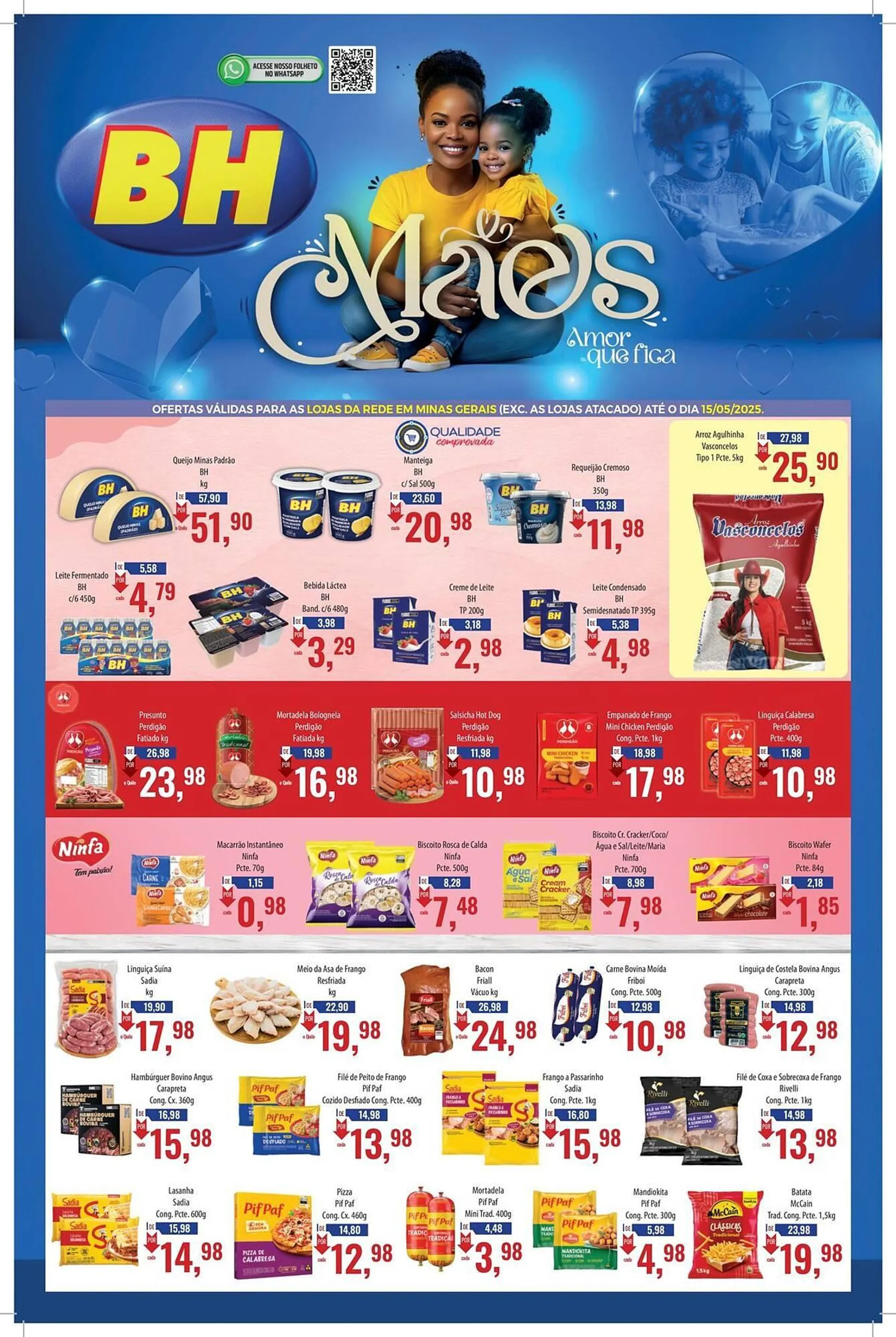 Encarte de Catálogo Supermercados BH 5 de maio até 15 de maio 2025 - Pagina 1