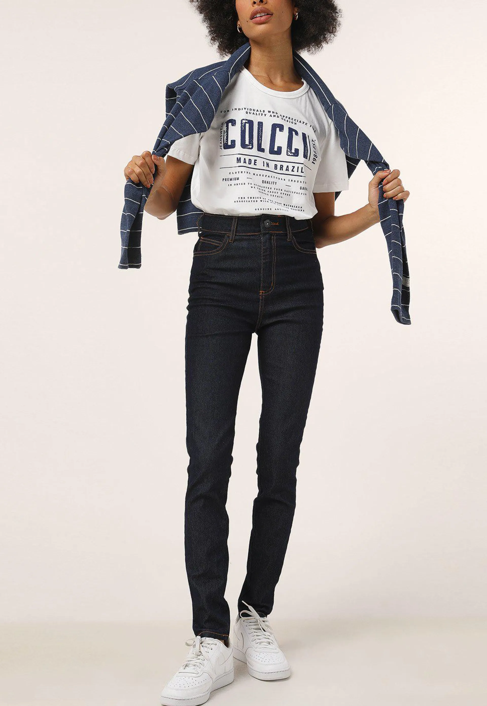 Calça Jeans Colcci Skinny Karen Azul-Marinho