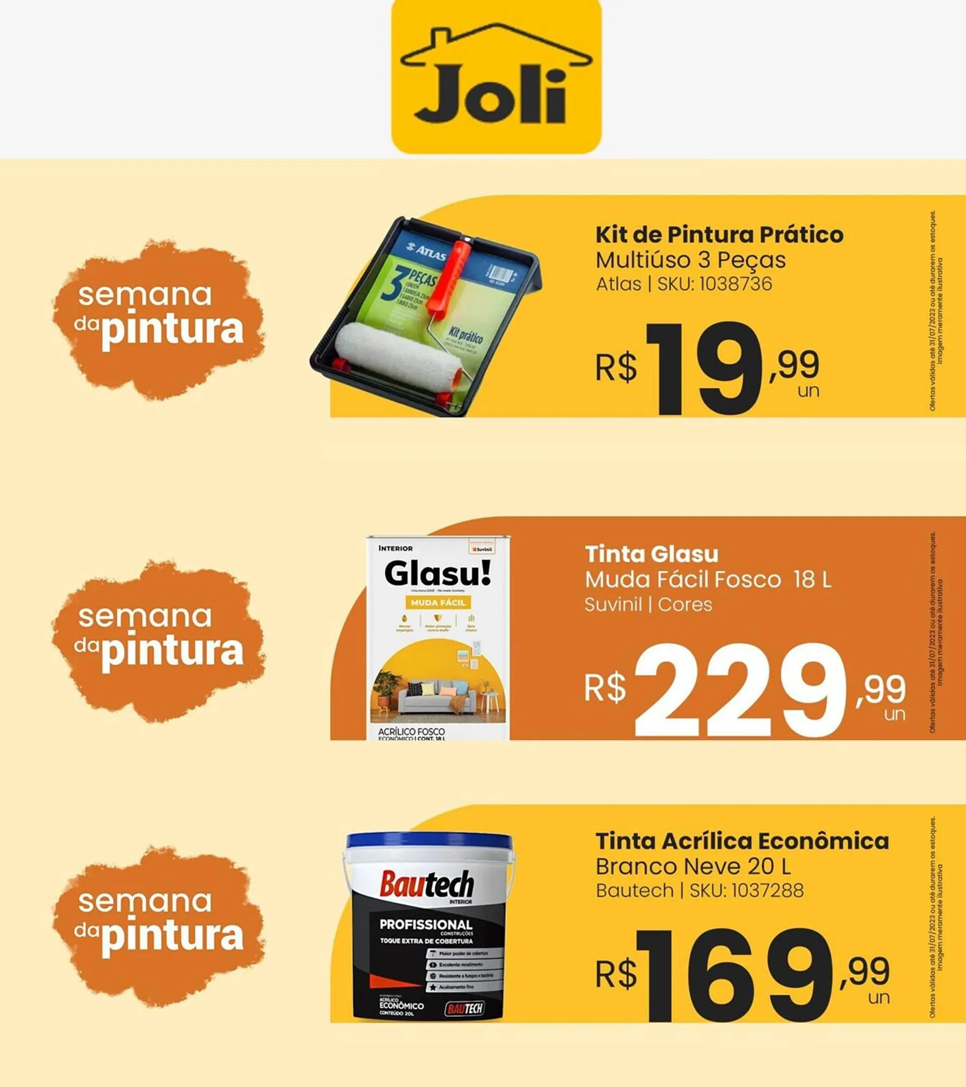 Encarte de Catálogo Joli 19 de julho até 31 de julho 2023 - Pagina 1