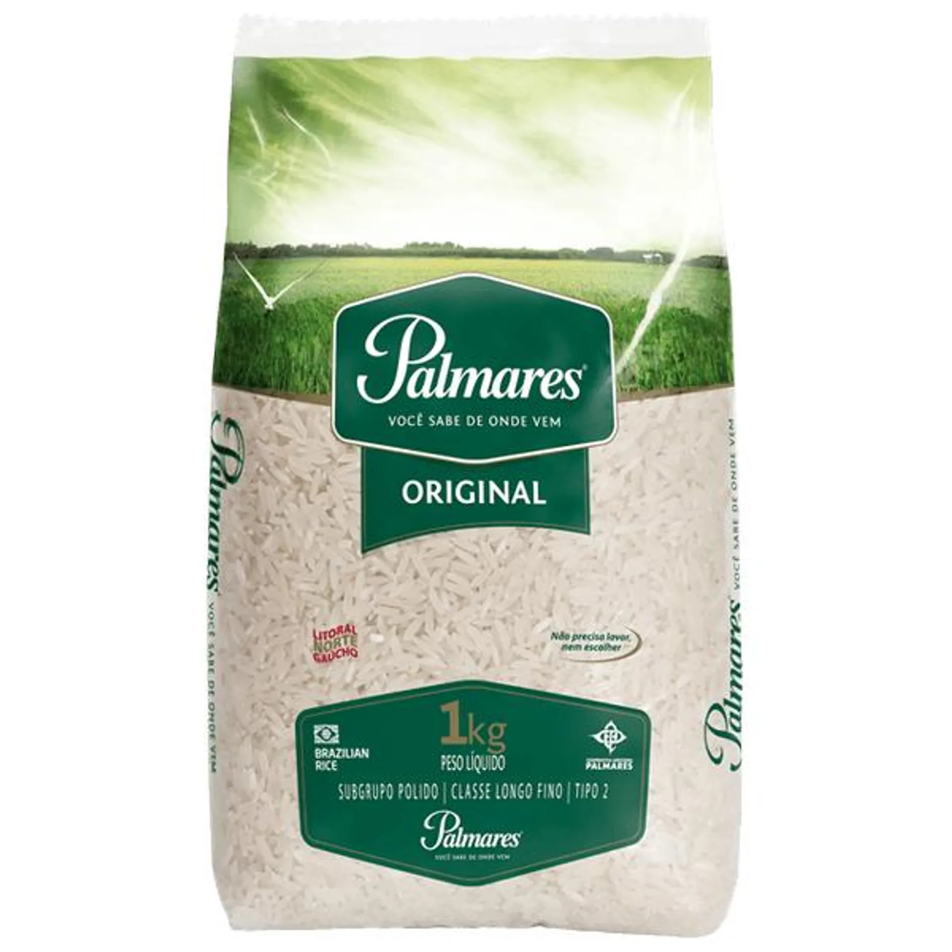 Arroz Palmares Original TP2 1kg