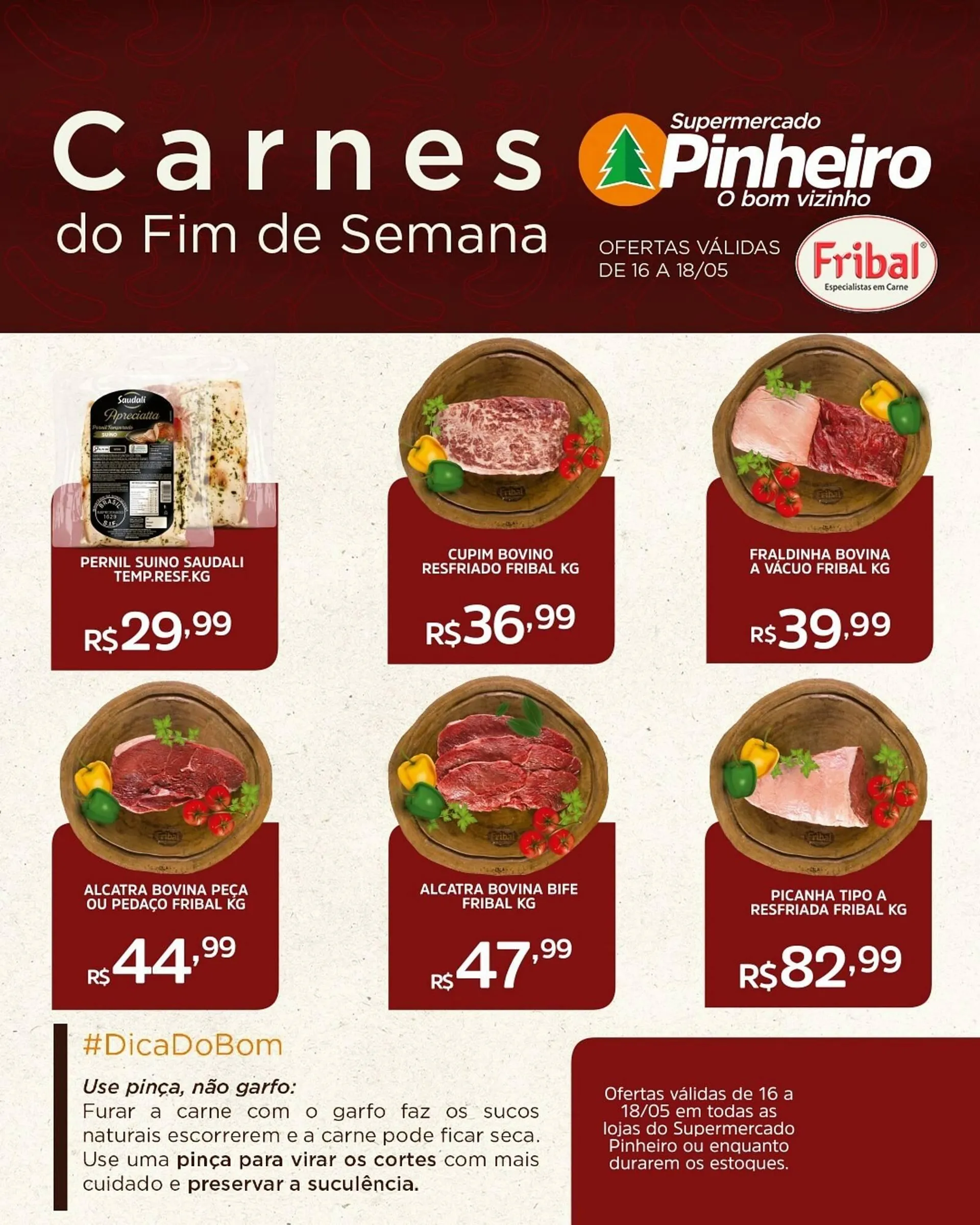 Encarte de Catálogo Pinheiro Supermercado 16 de maio até 18 de maio 2025 - Pagina 2