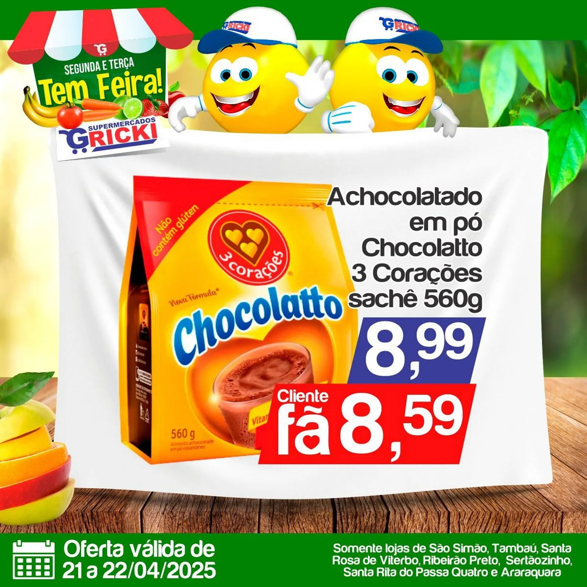 Encarte de Catálogo Supermercados Gricki 21 de abril até 22 de abril 2025 - Pagina 10