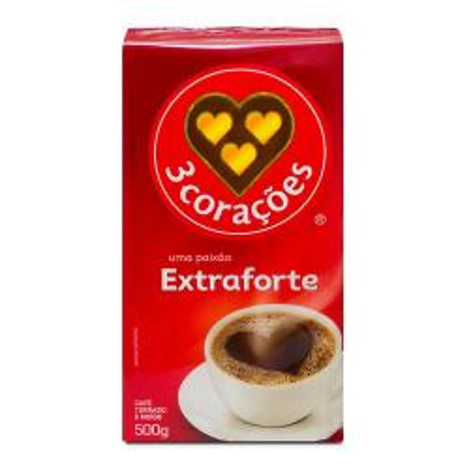Café Extraforte a Vacuo 3 Coracoes 500g