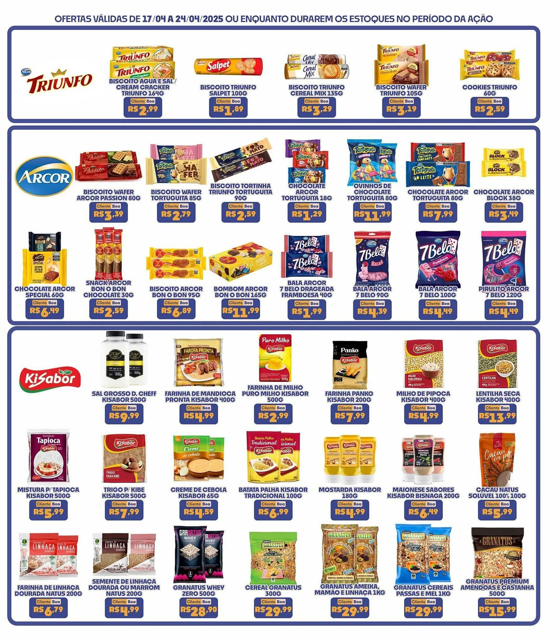 Encarte de Catálogo Boa Supermercados 17 de abril até 24 de abril 2025 - Pagina 3