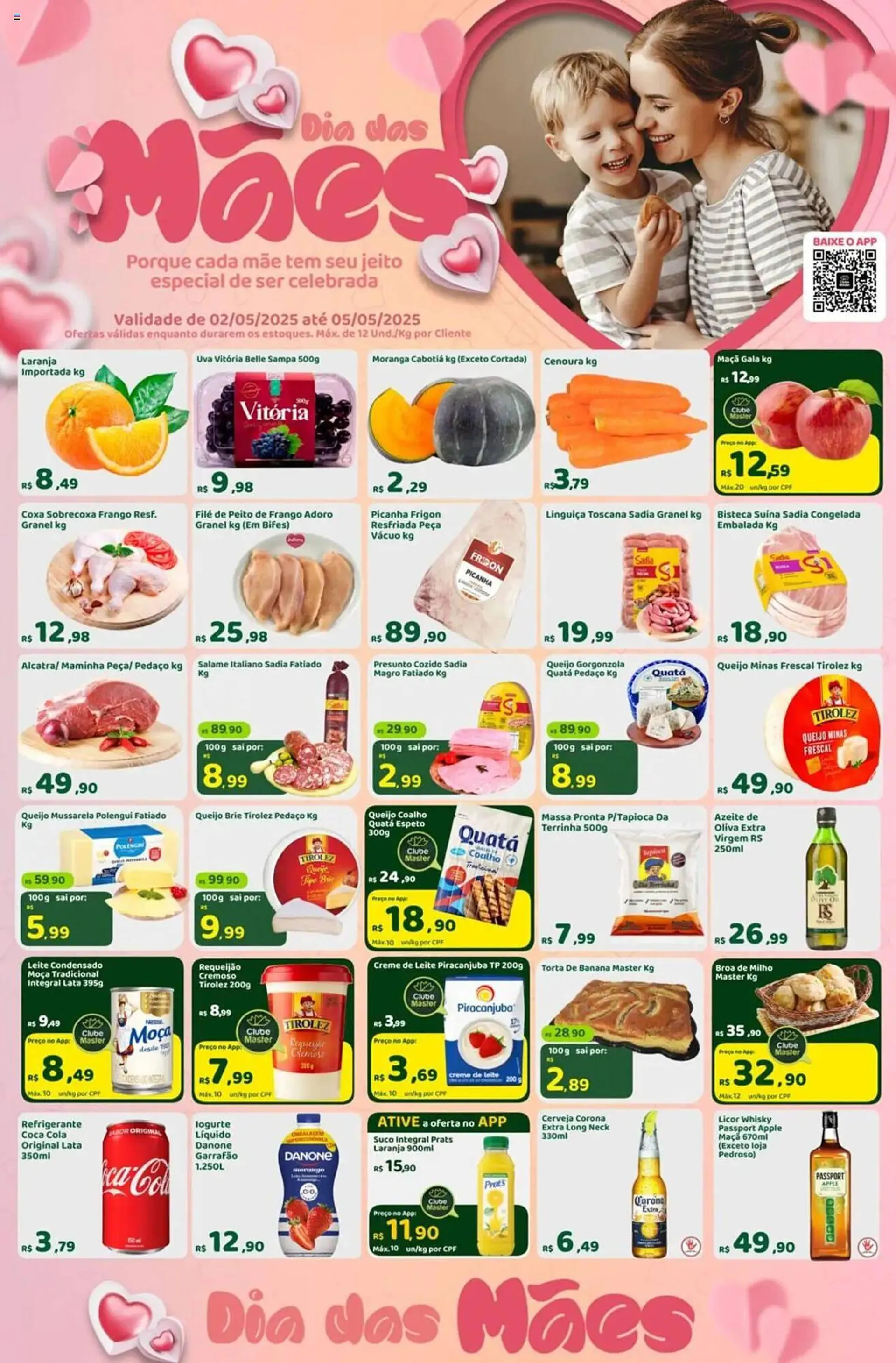 Encarte de Catálogo Master Supermercados 2 de maio até 5 de maio 2025 - Pagina 1