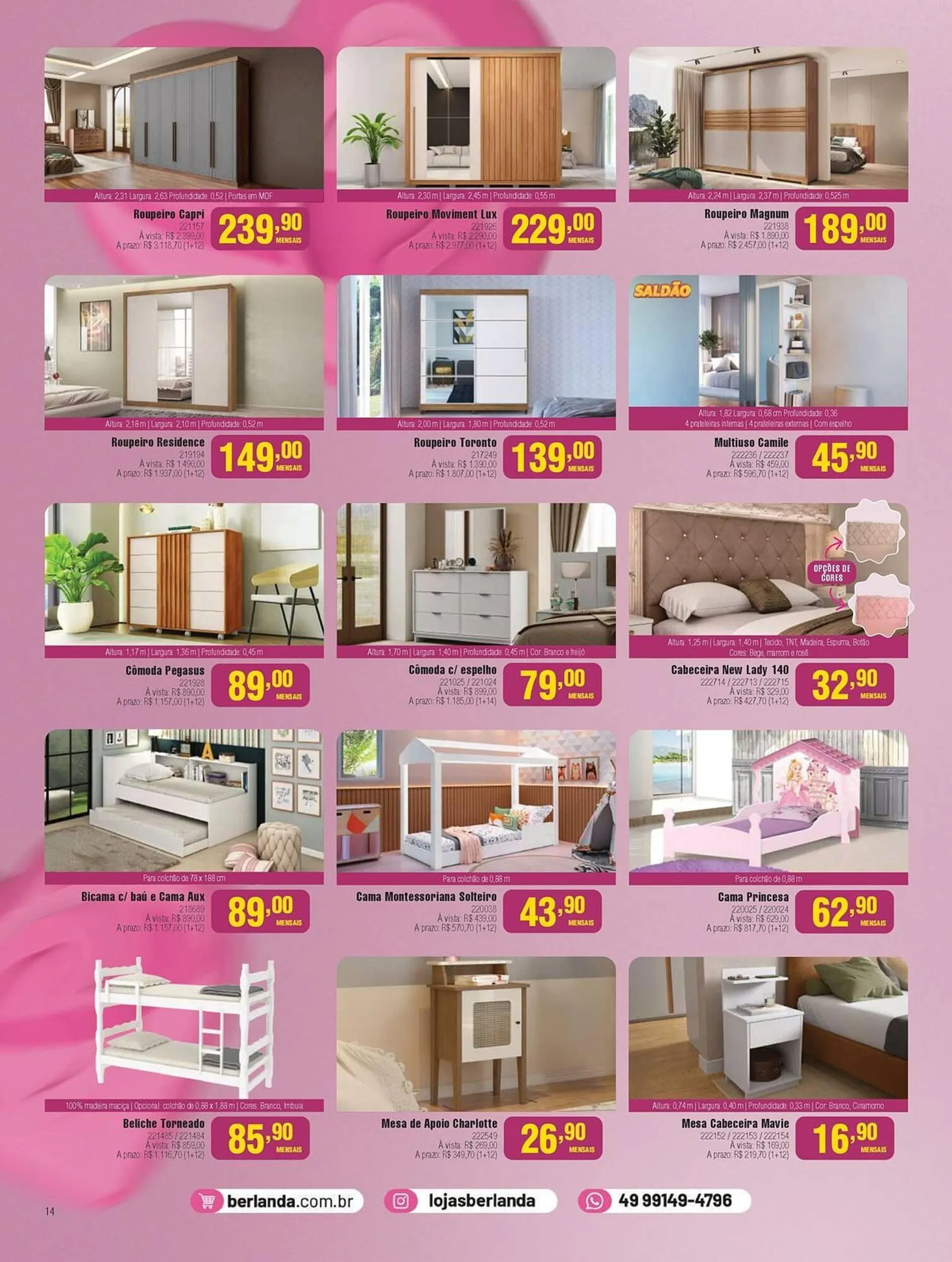 Encarte de Catálogo Berlanda 2 de maio até 25 de maio 2025 - Pagina 14