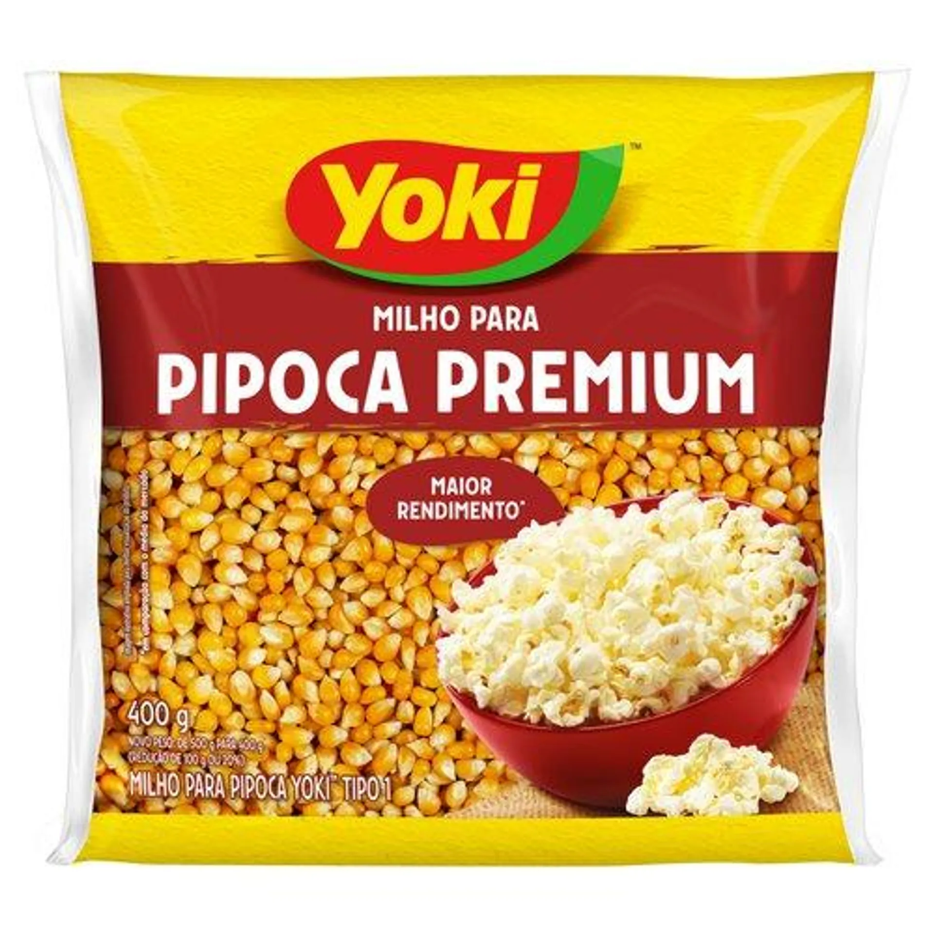 Milho P/Pipoca Yoki 400G Premium