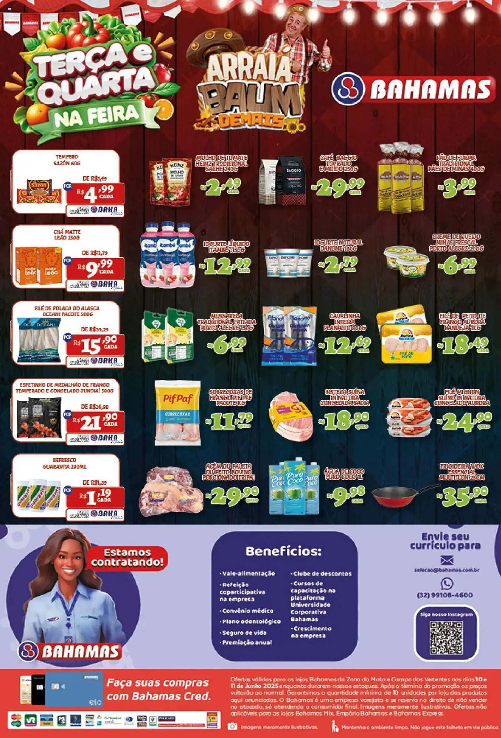 Encarte de Catálogo Bahamas Supermercados 10 de junho até 12 de junho 2025 - Pagina 2