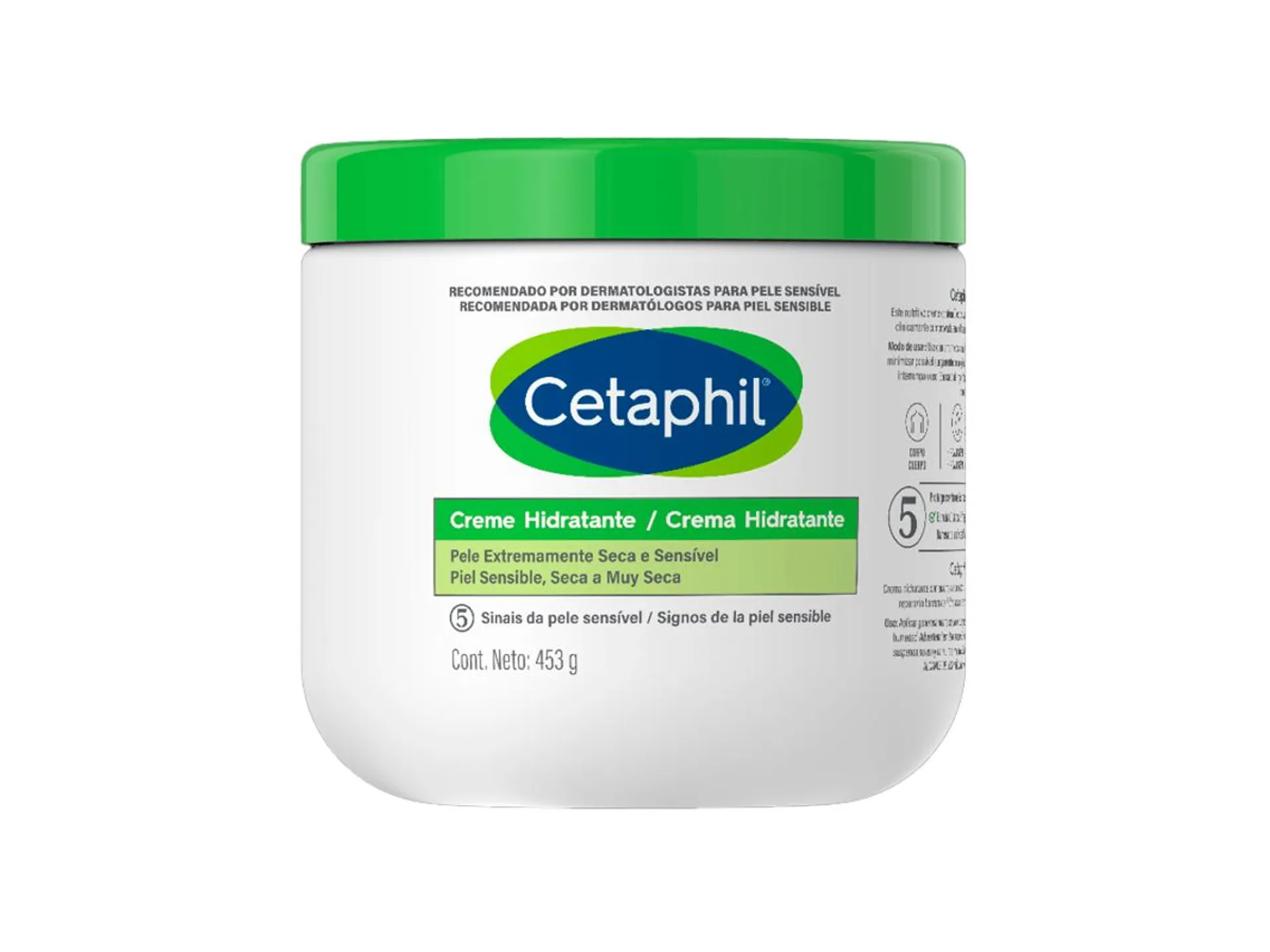 Creme Hidratante Cetaphil Pele Seca e Sensível 453g