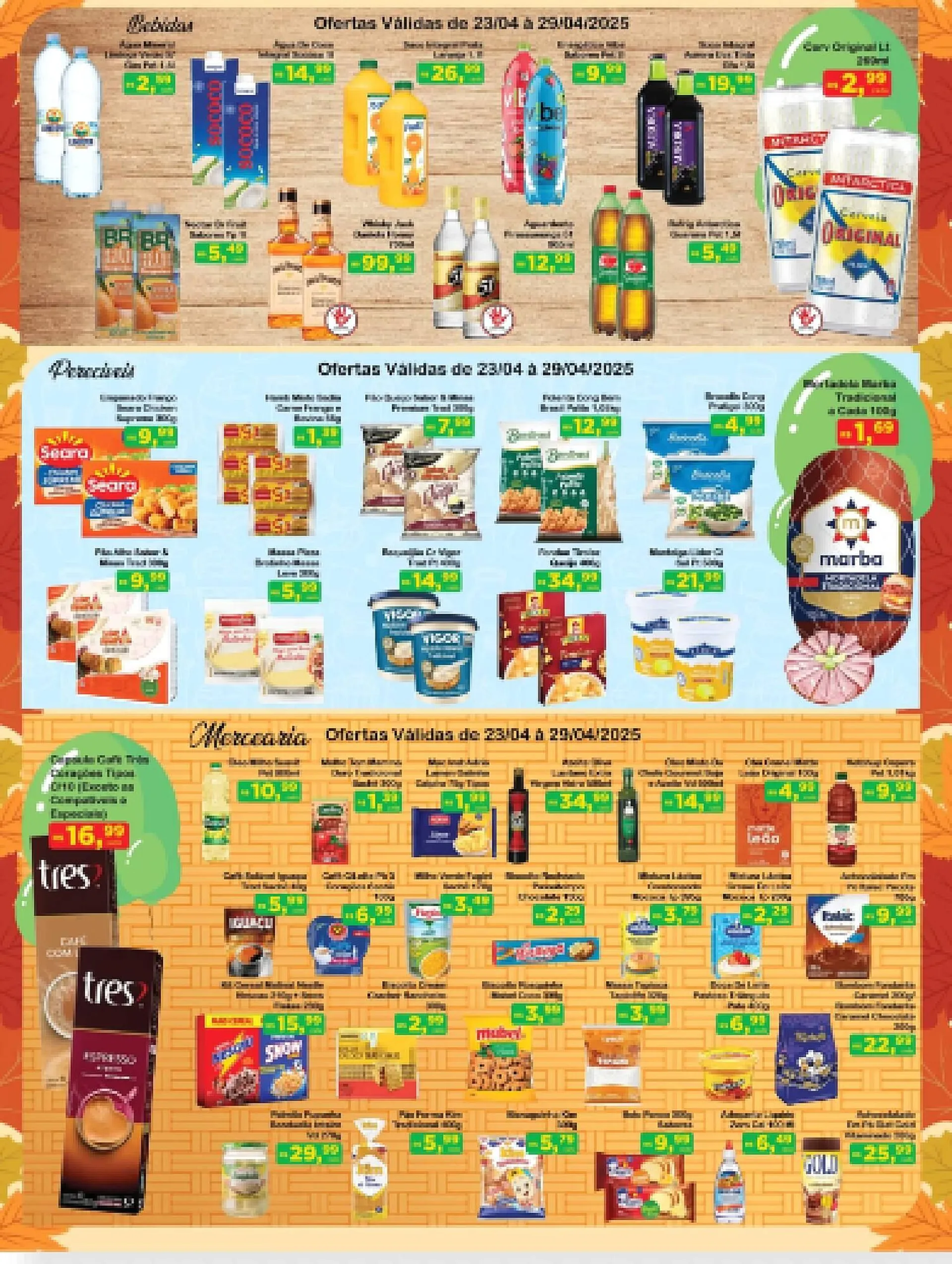 Encarte de Catálogo Chama Supermercados 23 de abril até 28 de abril 2025 - Pagina 3