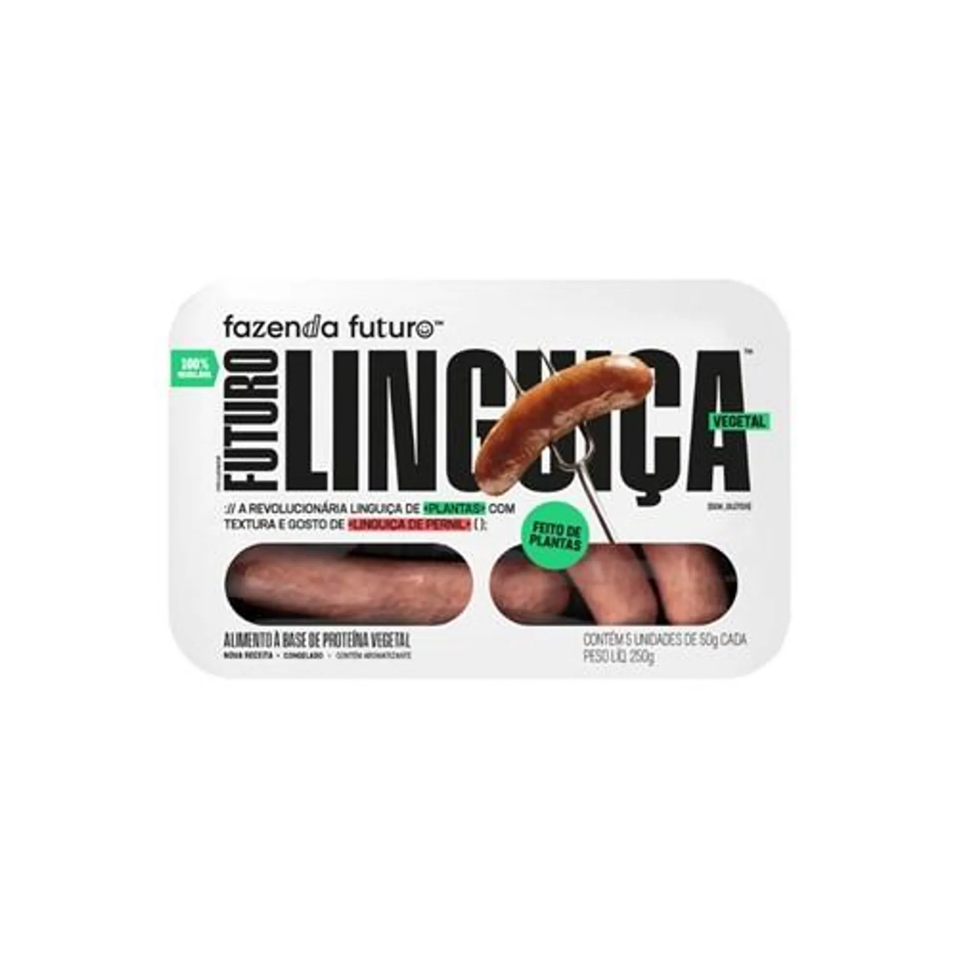 Linguiça Vegetal Fazenda Futuro 250G