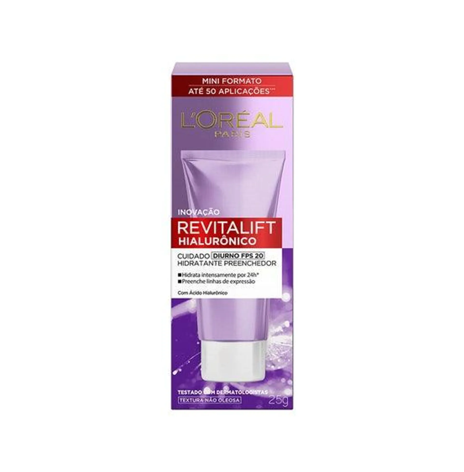 Creme Facial L'Oréal Revitalift Hialurônico Diurno FPS20 25g