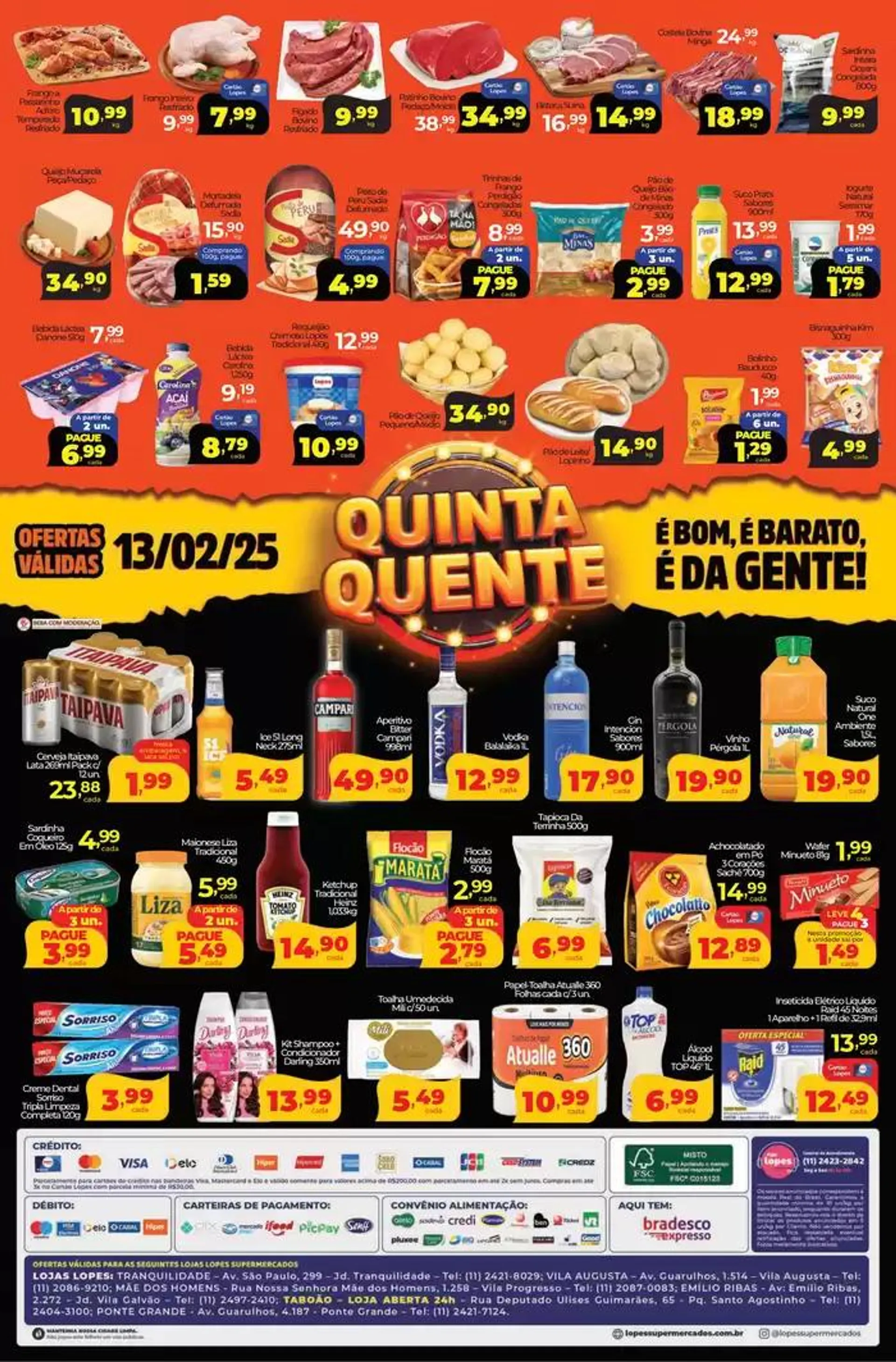 Encarte de Encarte Lopes Supermercados 11 de fevereiro até 13 de fevereiro 2025 - Pagina 2