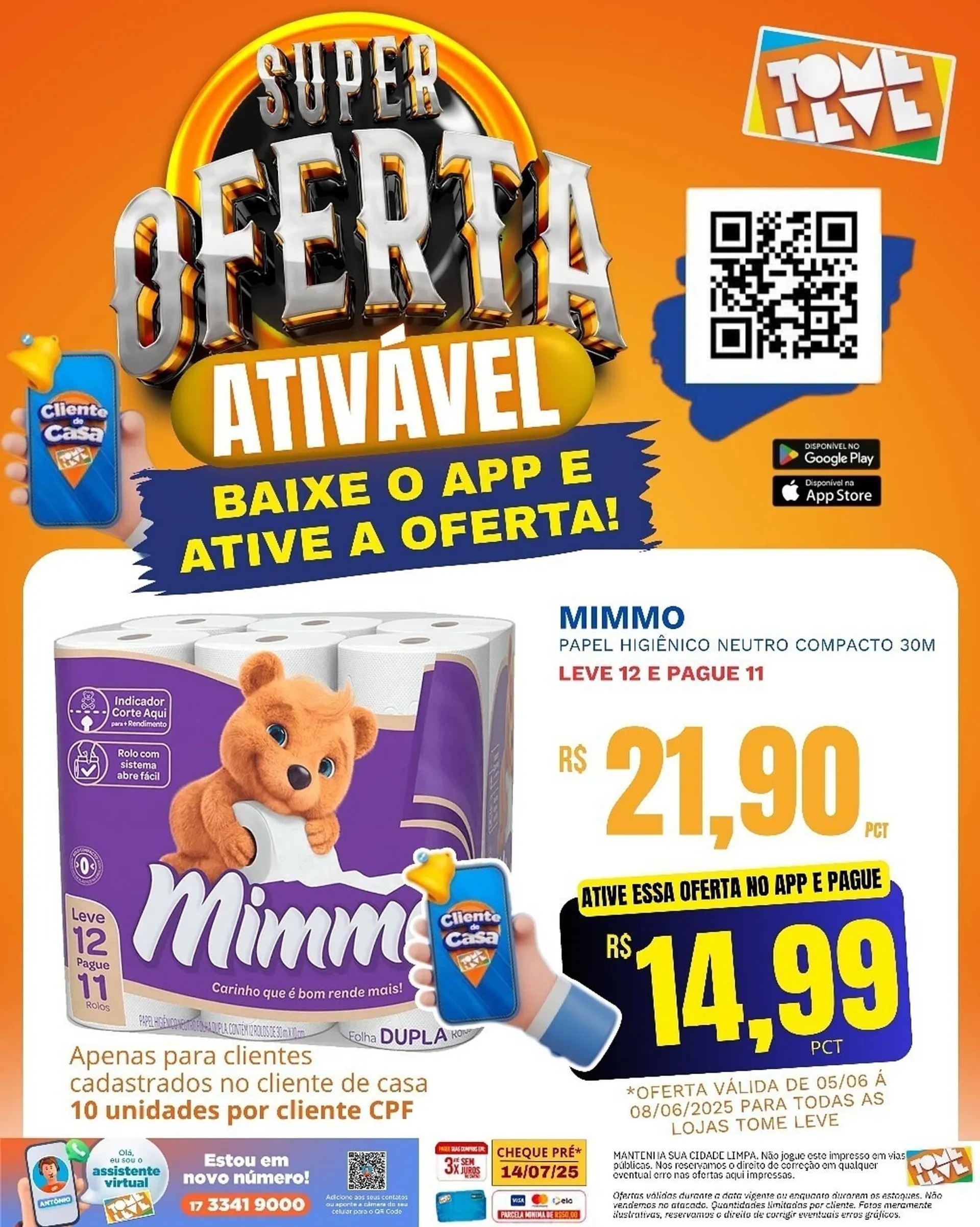 Encarte de Catálogo Tome Leve 5 de junho até 8 de junho 2025 - Pagina 1