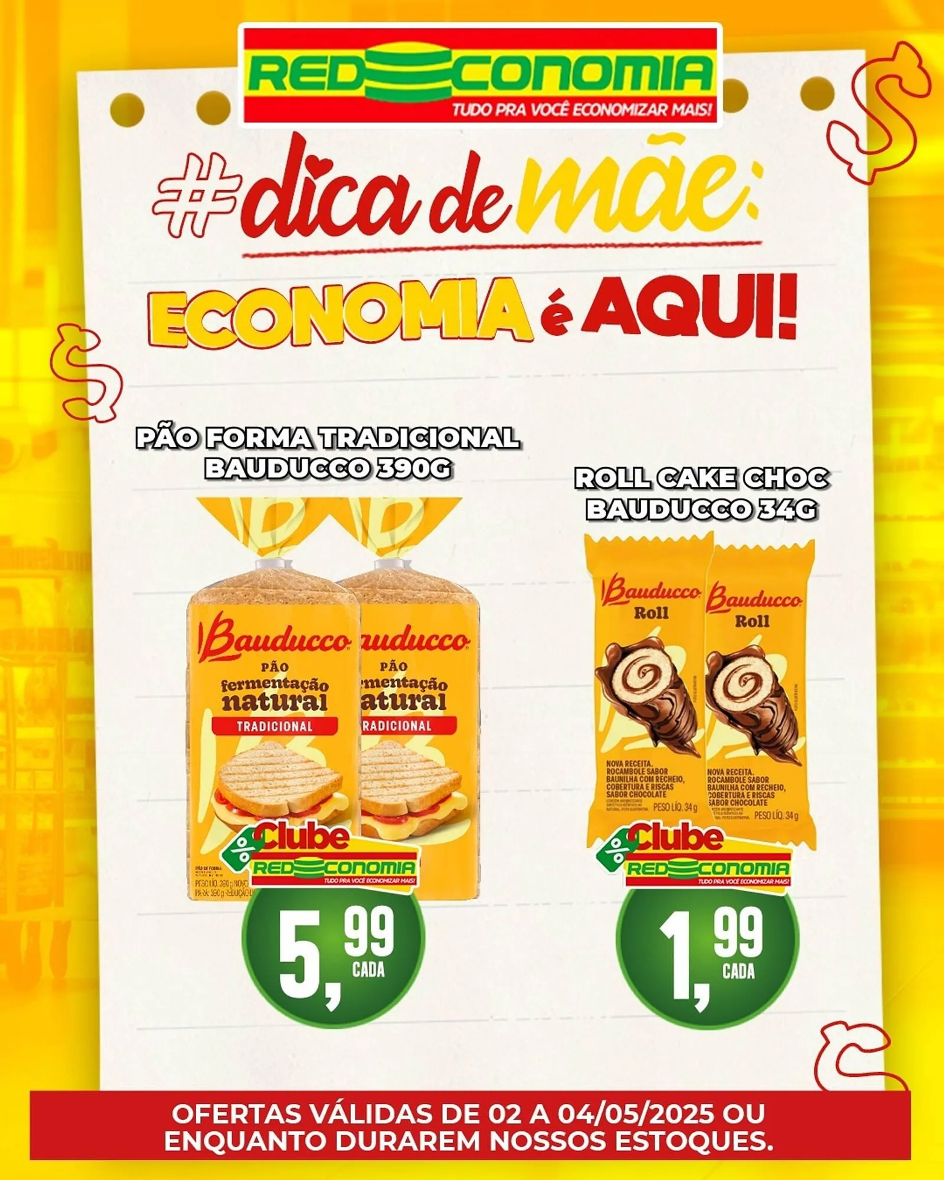 Encarte de Catálogo Rede Economia 2 de maio até 4 de maio 2025 - Pagina 1