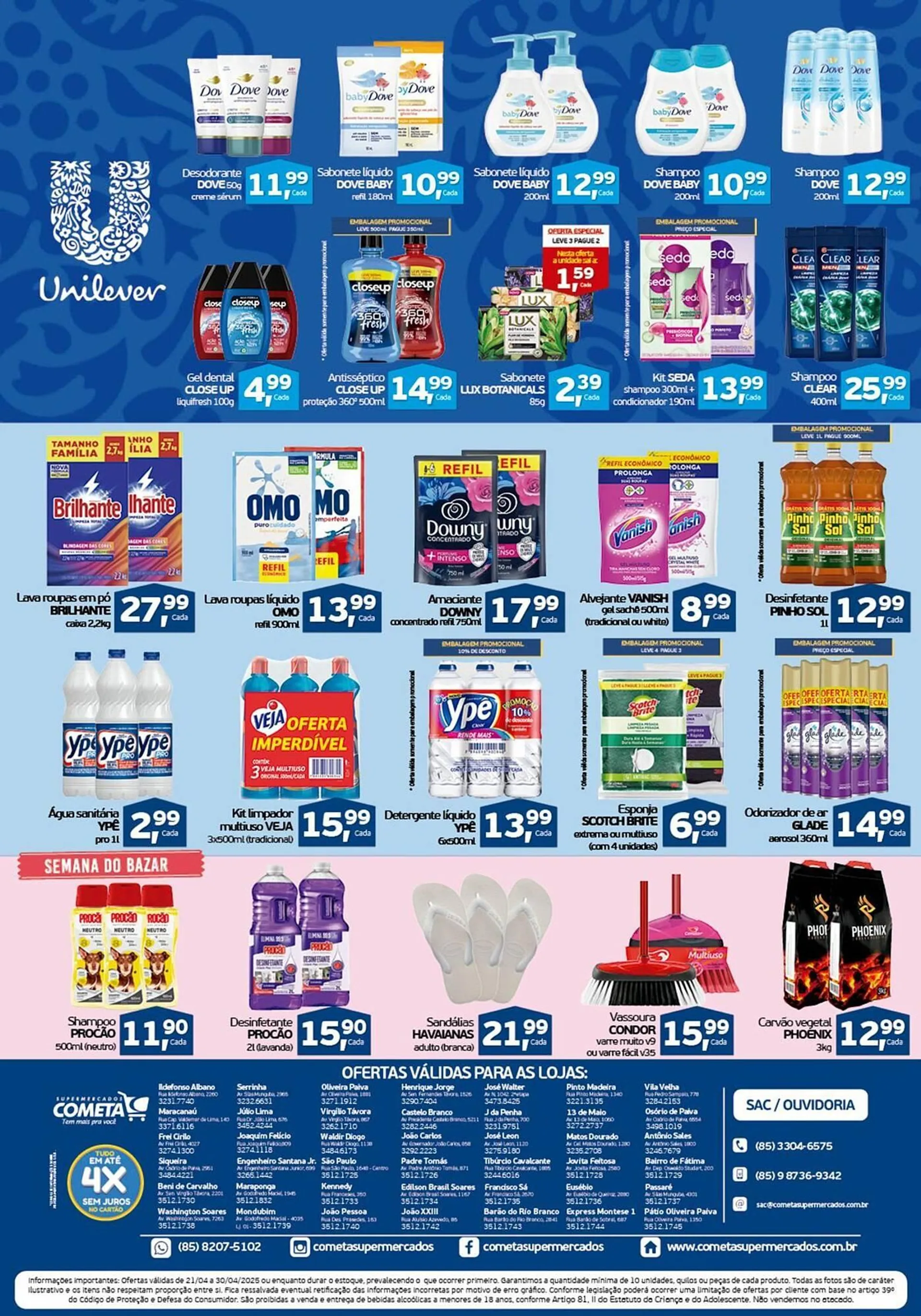 Encarte de Catálogo Cometa Supermercados 28 de abril até 30 de abril 2025 - Pagina 4