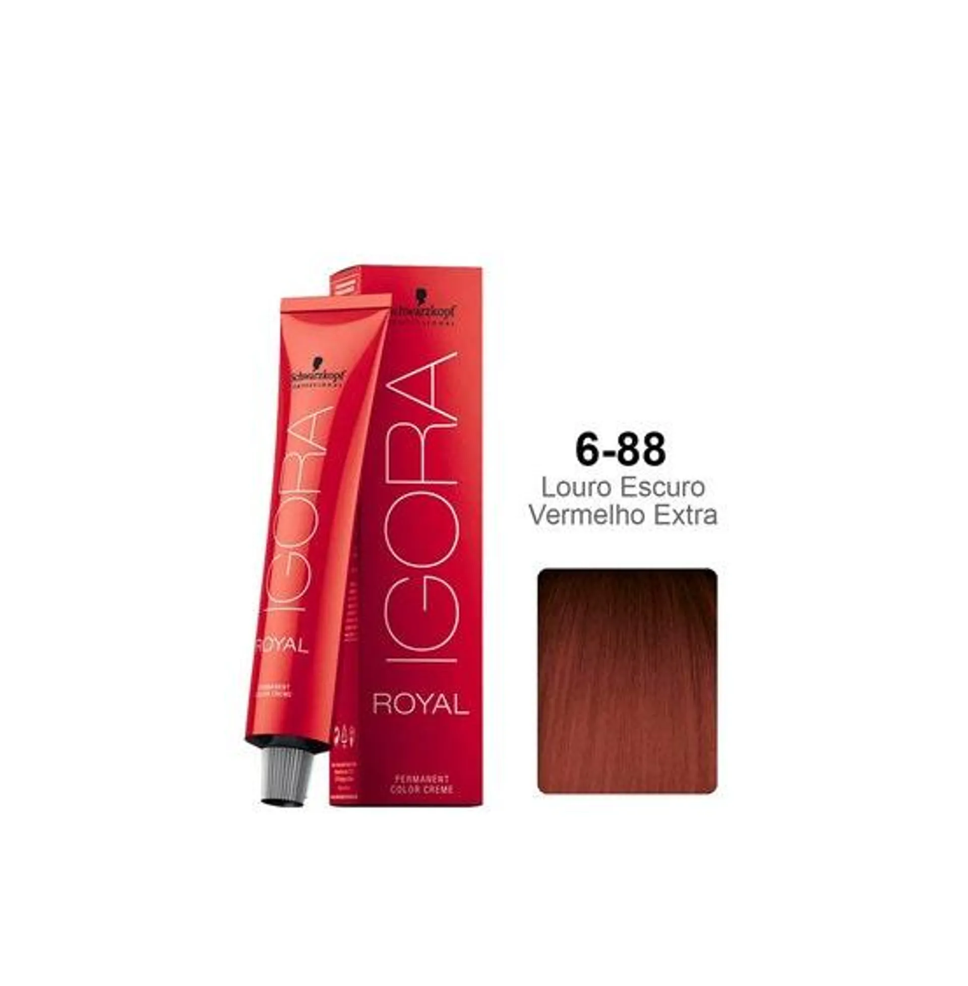 Tintura Schwarzkopf Igora Royal 6.88 Vermelho Rubi