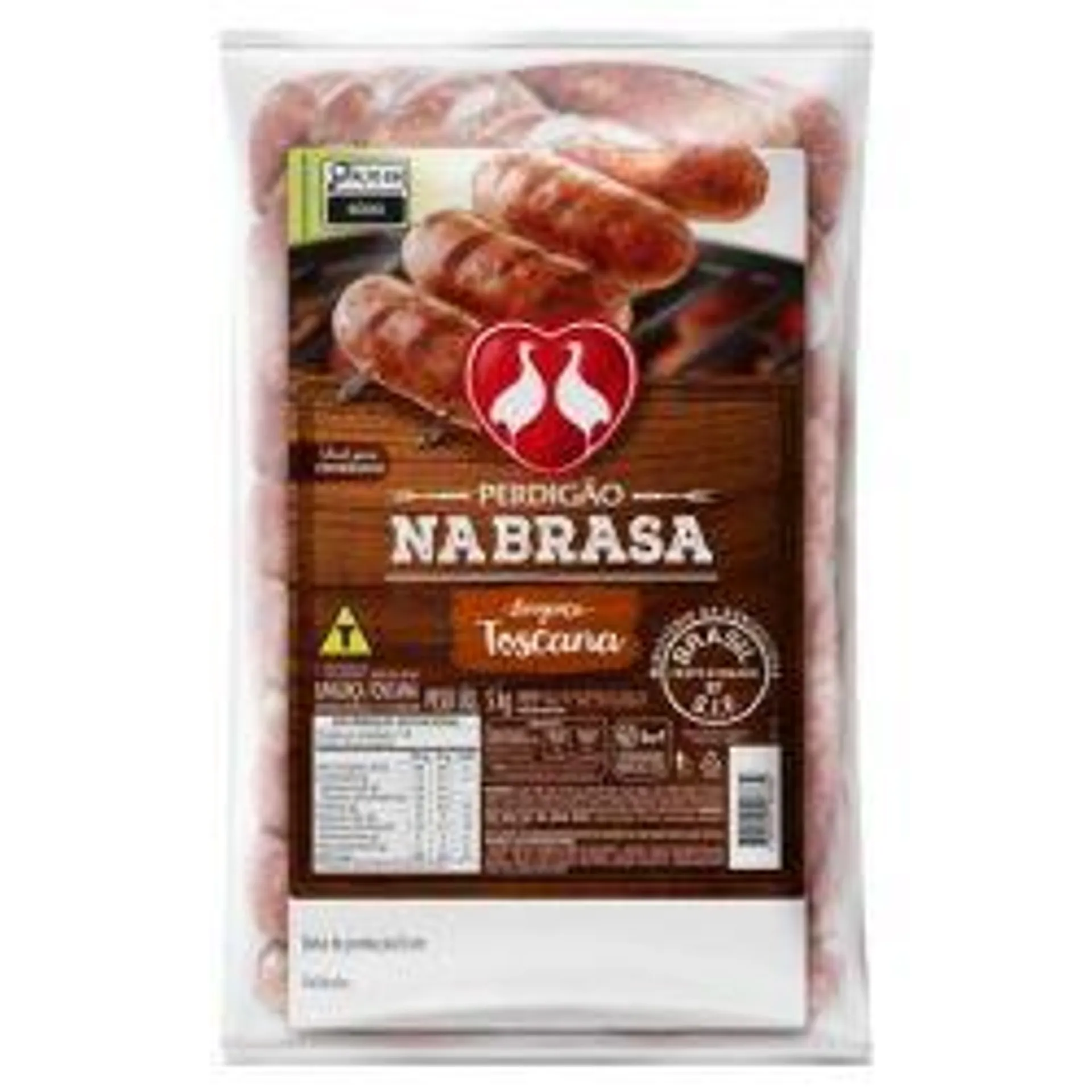 Linguiça Perdigão Na Brasa 800g Toscana