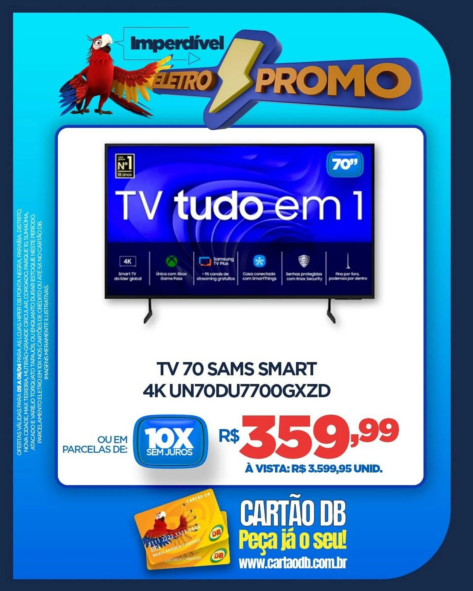 Encarte de Catálogo DB Supermercados 5 de maio até 8 de maio 2025 - Pagina 1