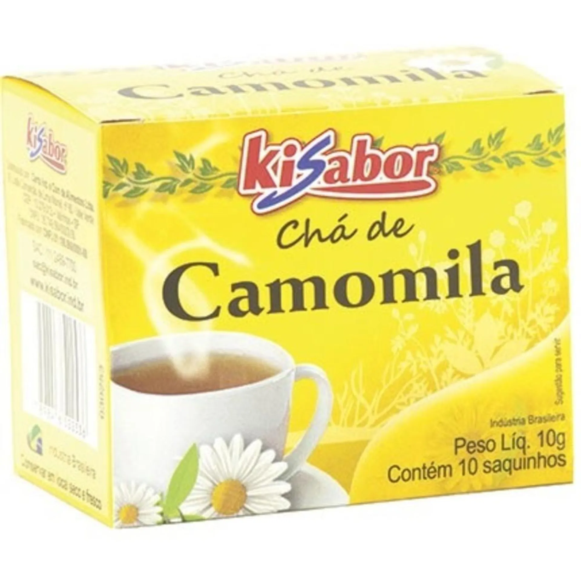 Chá Kisabor Camomila Caixa C/ 10 Sachês 10g
