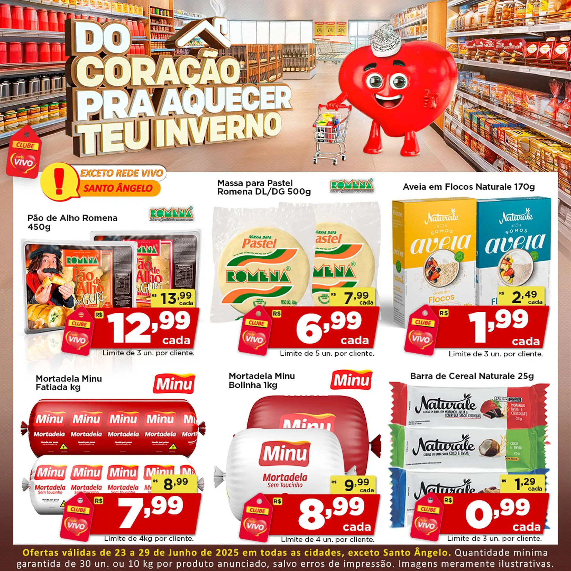 Encarte de Catálogo Rede Vivo 23 de junho até 29 de junho 2025 - Pagina 1