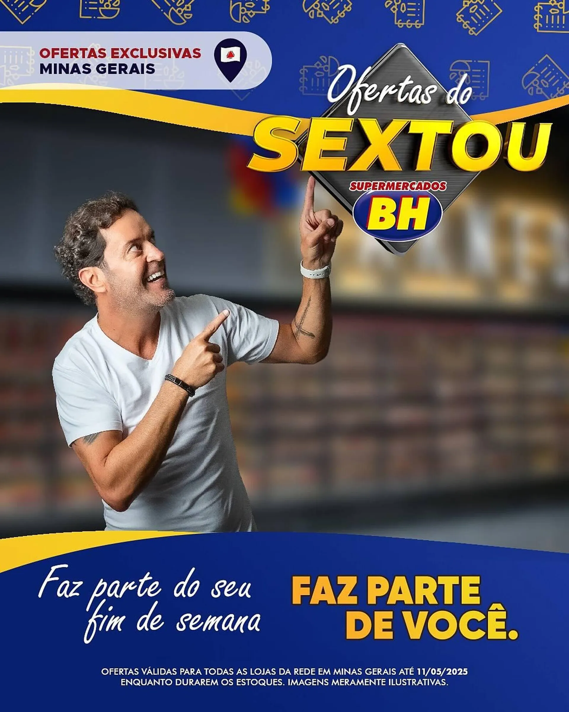 Encarte de Catálogo Supermercados BH 10 de maio até 11 de maio 2025 - Pagina 1