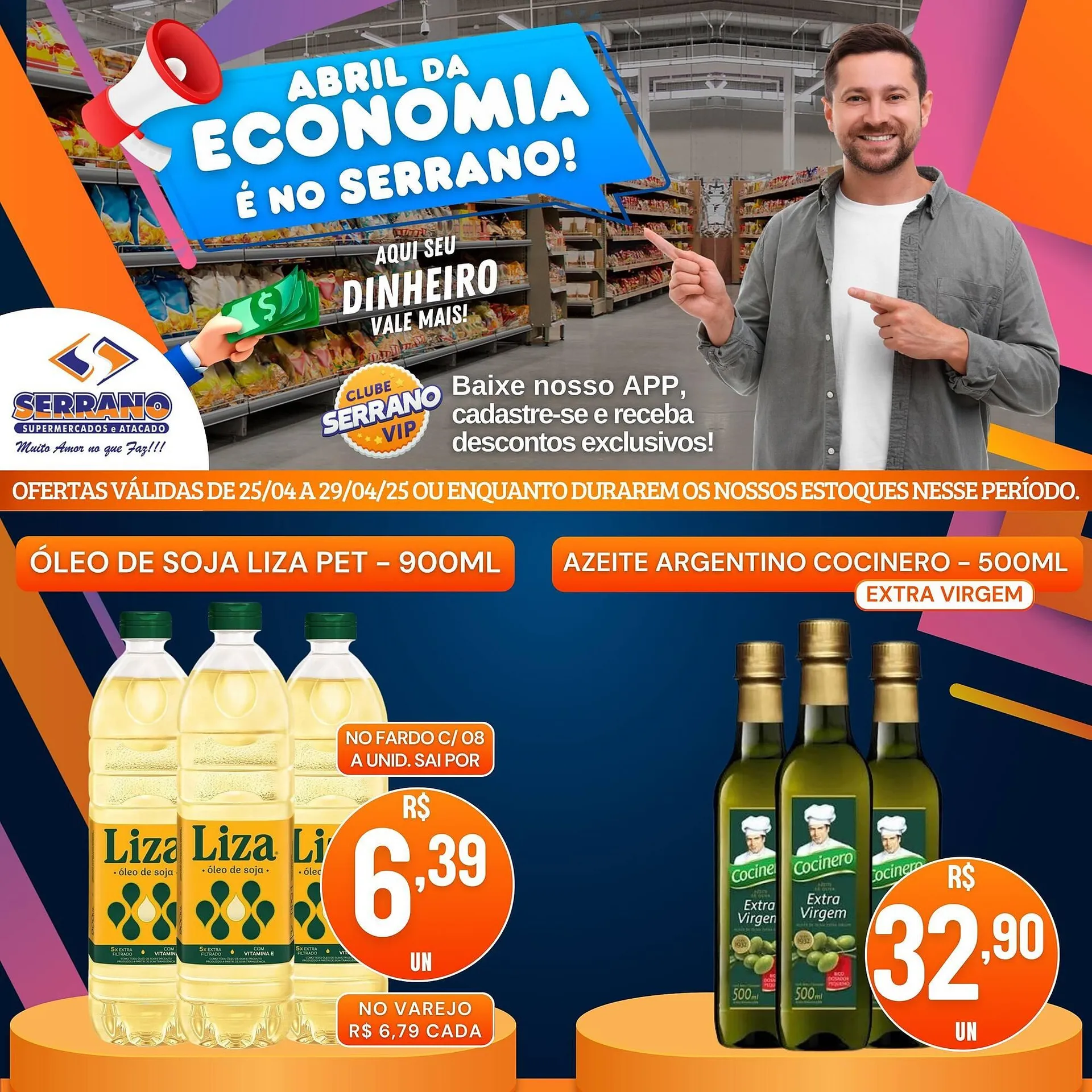 Encarte de Catálogo Serrano Supermercado 25 de abril até 29 de abril 2025 - Pagina 4