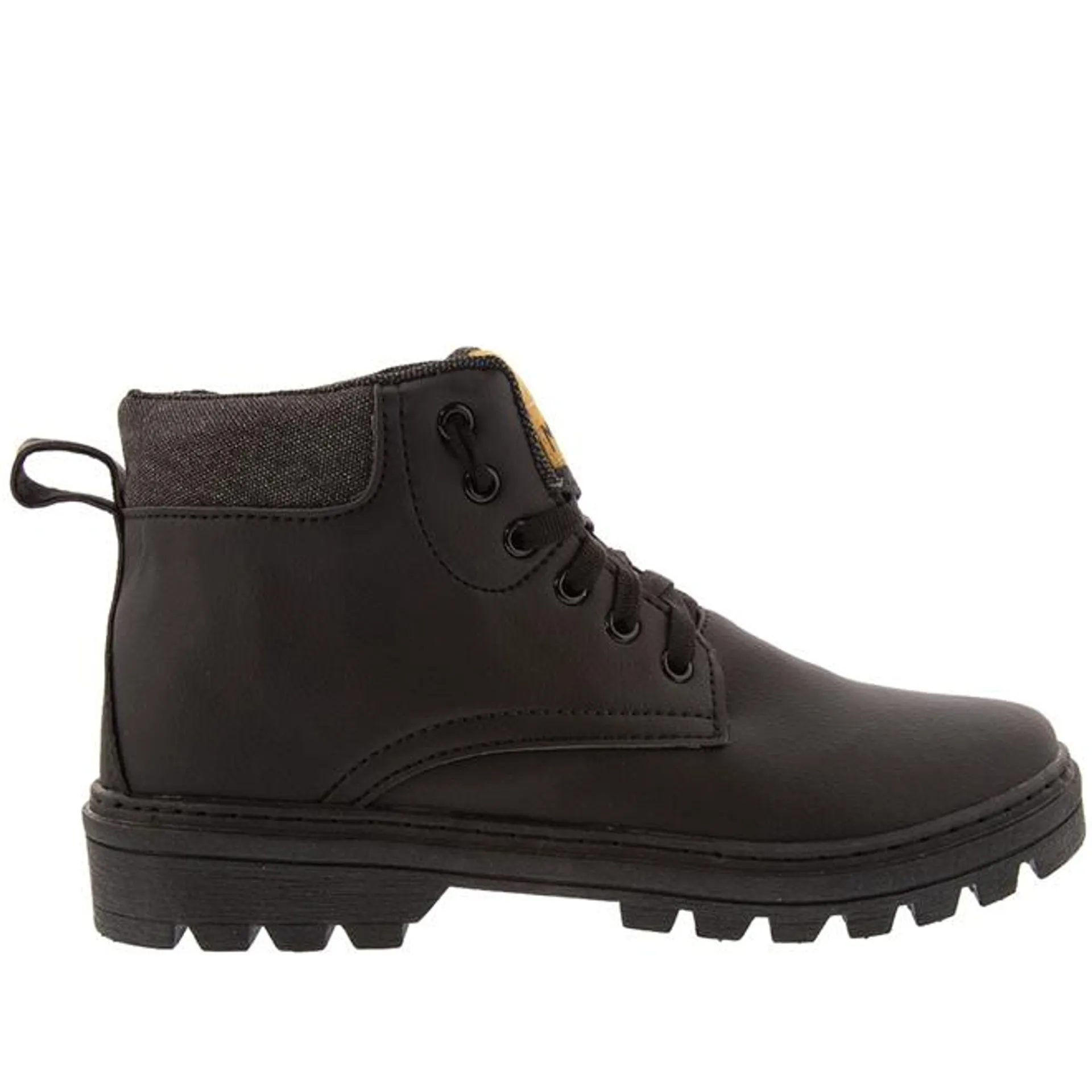 Bota Coturno Mac & Jac Recortes Preto