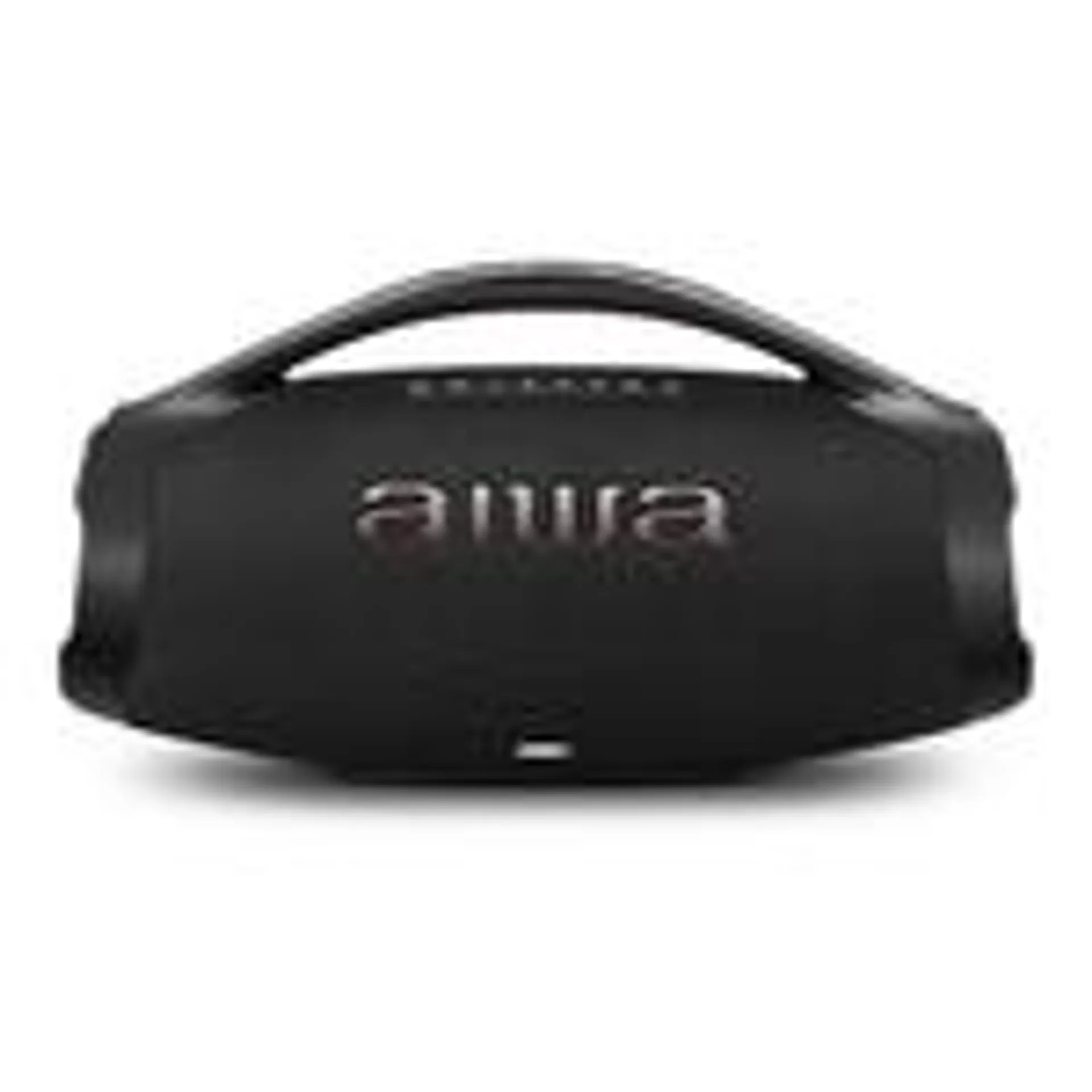 Caixa de Som Aiwa Boombox Portátil 200W Proteção IP66 Até 30 Horas AWS-BBS-01-B