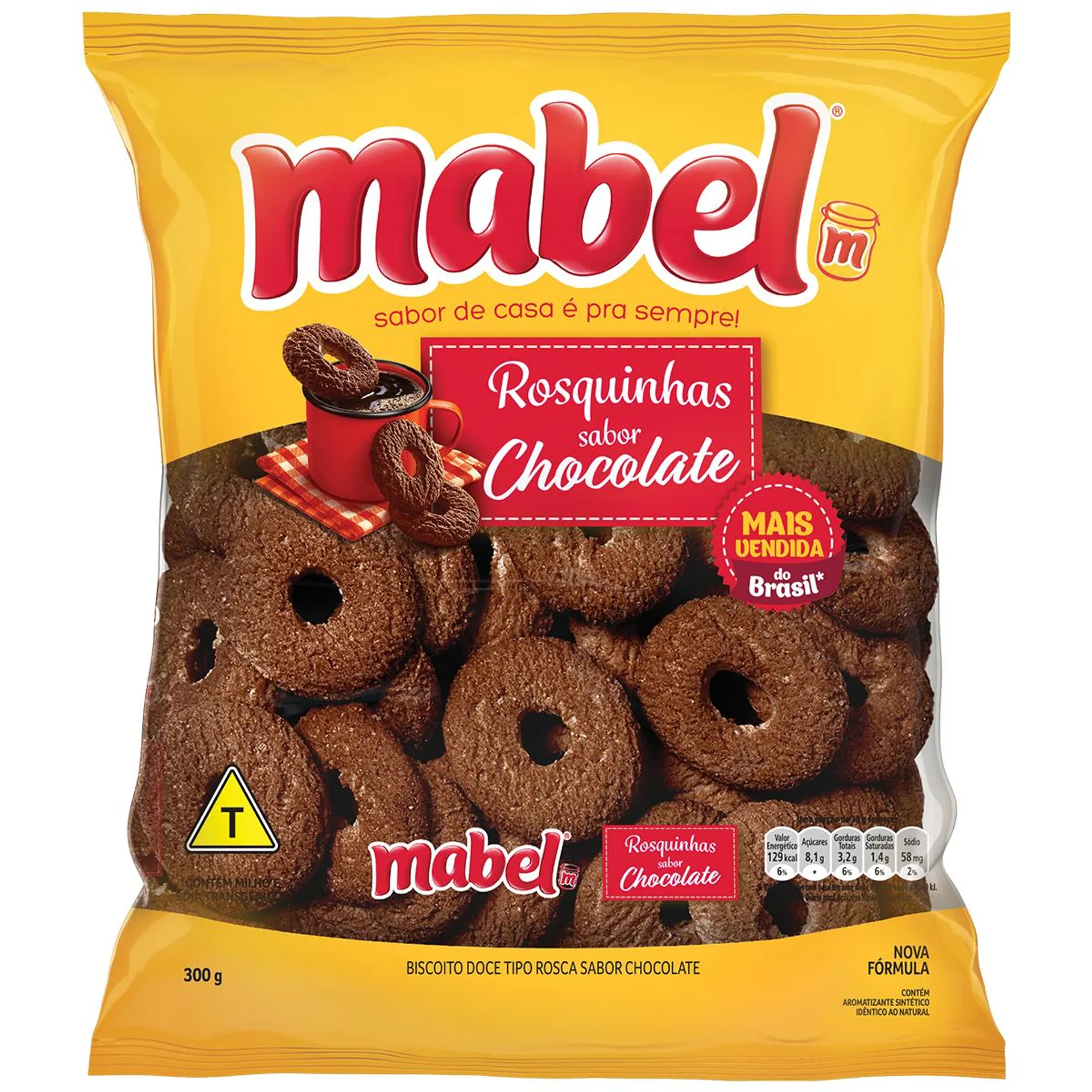 Biscoito Rosquinha MABEL Chocolate 300g