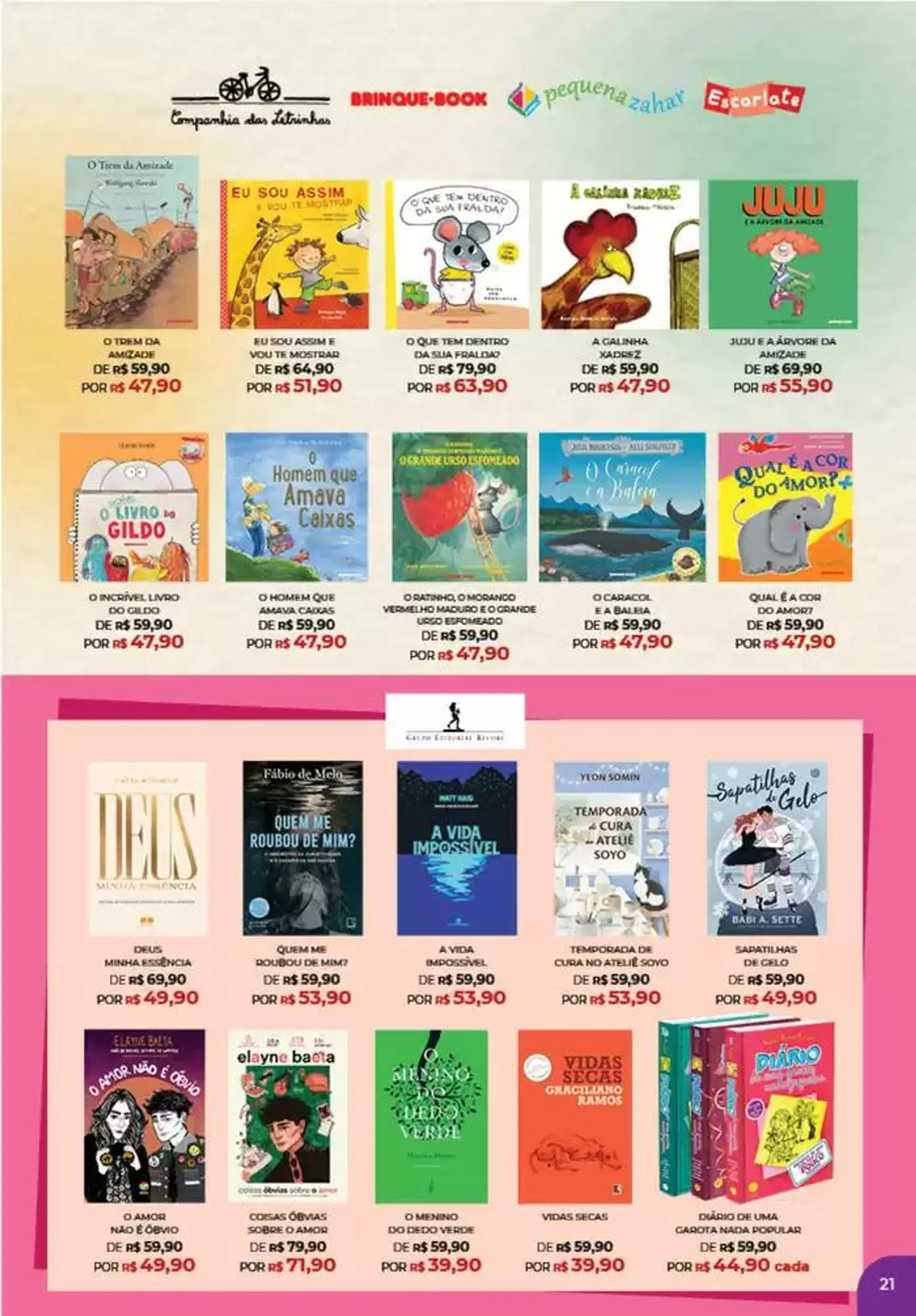 Encarte de Ofertas Livraria Leitura 6 de janeiro até 31 de março 2025 - Pagina 13