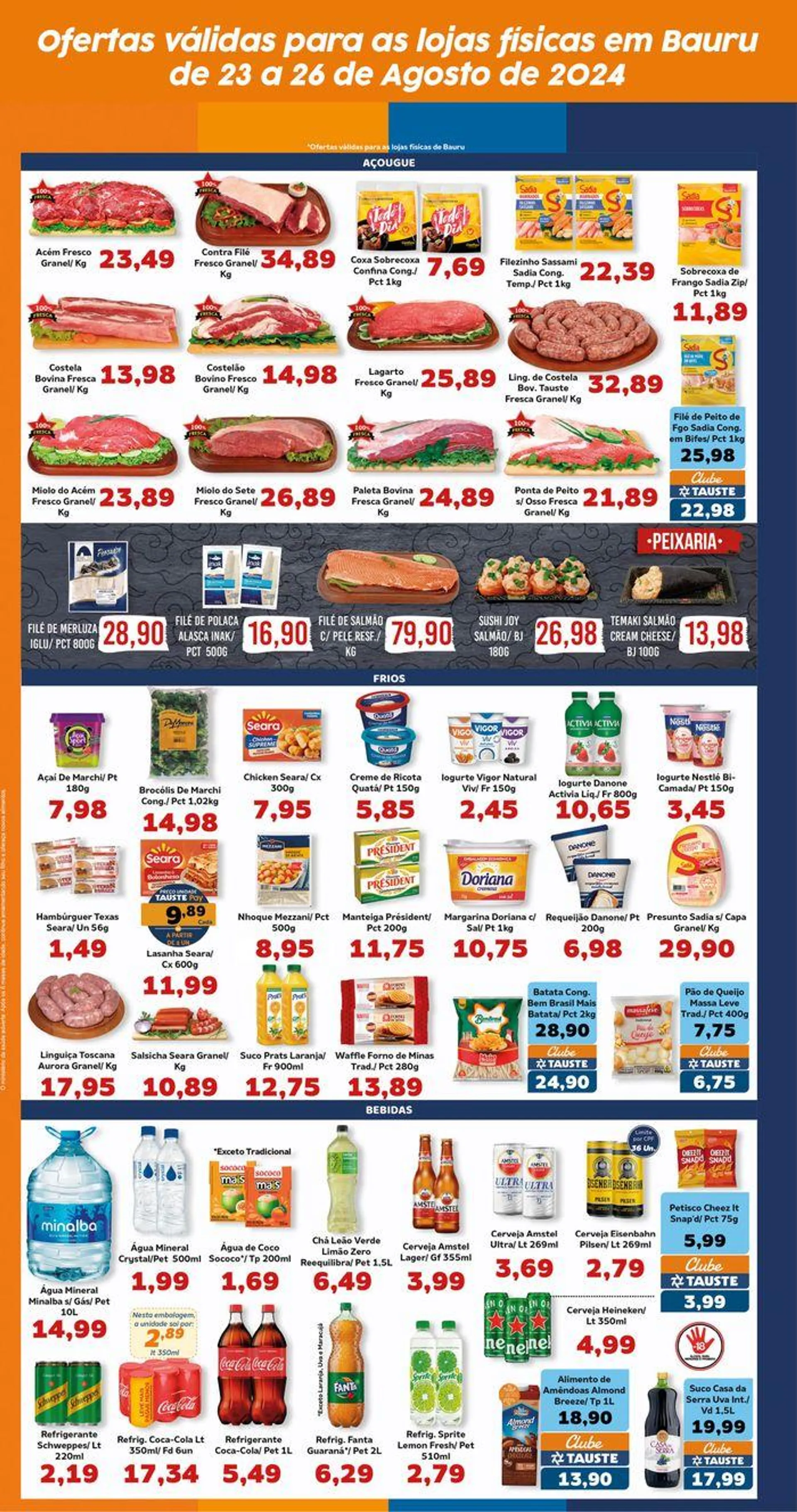 Encarte de Ofertas Bauru 23 de agosto até 26 de agosto 2024 - Pagina 4